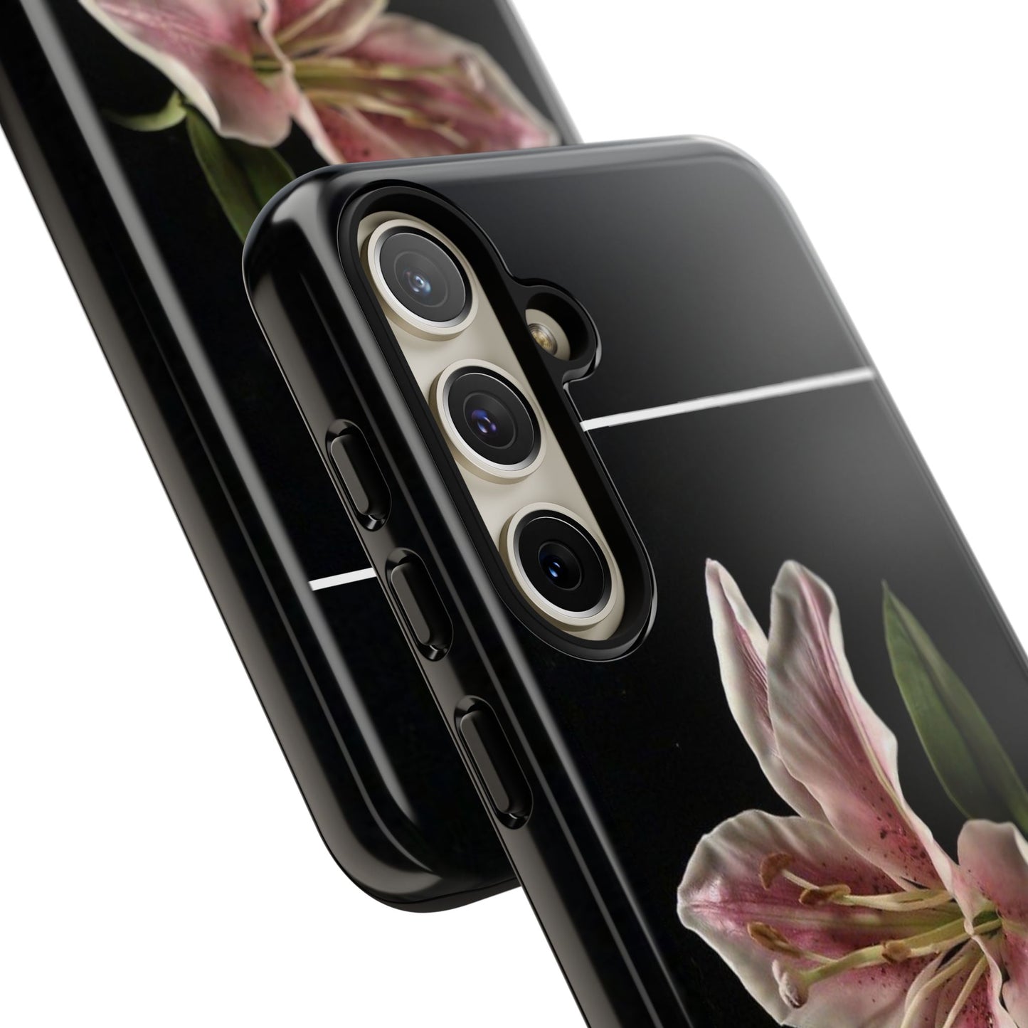 Pink Lily Tough Phone Case — Slim Protective Floral iPhone Cover