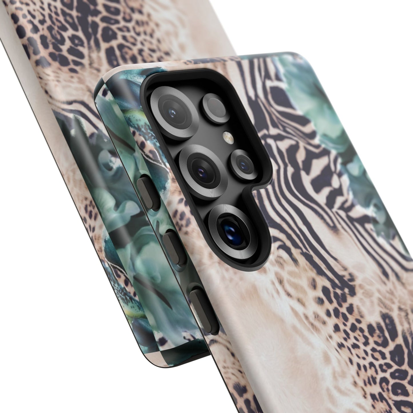 Tough Cases - Tropical Leopard & Zebra Phone Case