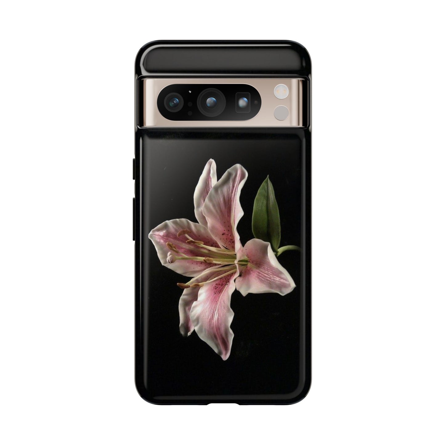 Pink Lily Tough Phone Case — Slim Protective Floral iPhone Cover