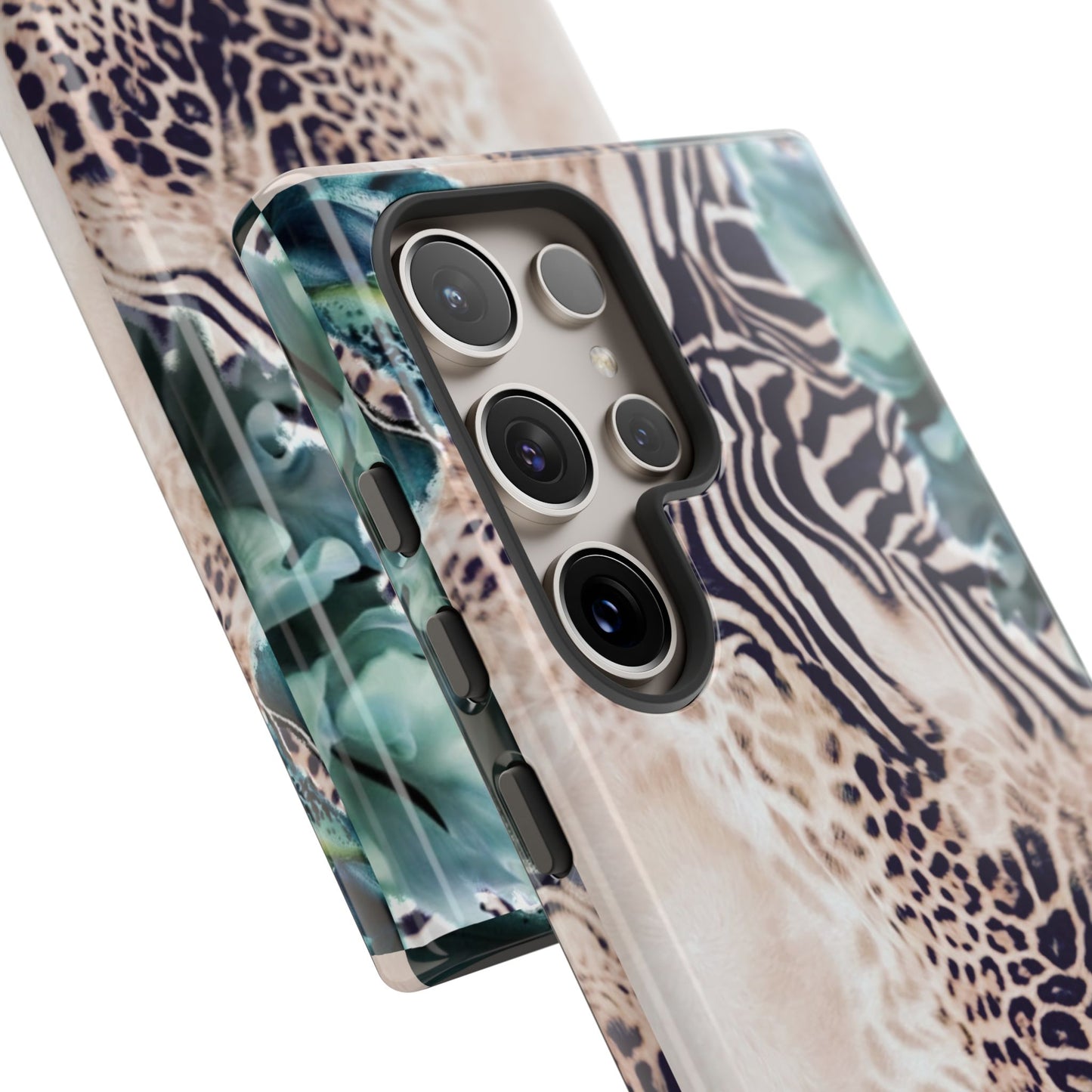 Tough Cases - Tropical Leopard & Zebra Phone Case