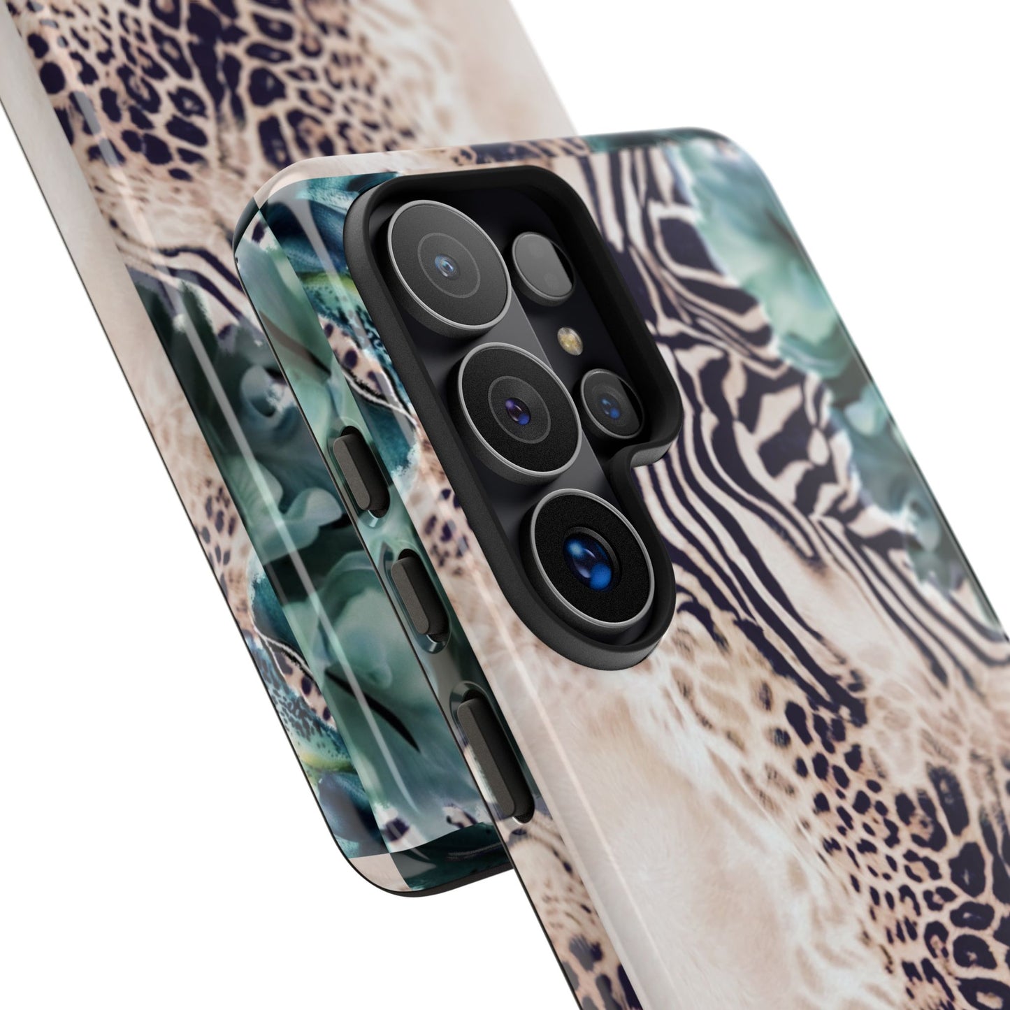 Tough Cases - Tropical Leopard & Zebra Phone Case
