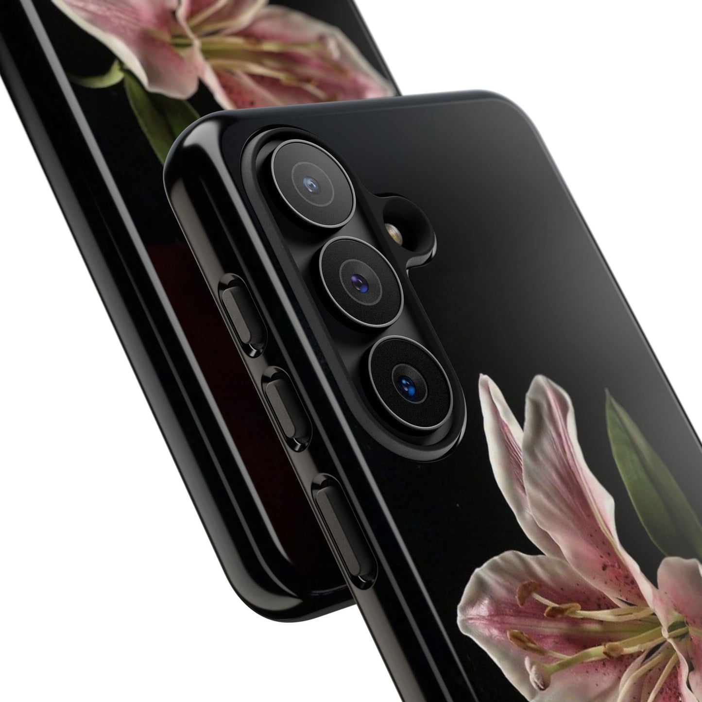 Pink Lily Tough Phone Case — Slim Protective Floral iPhone Cover