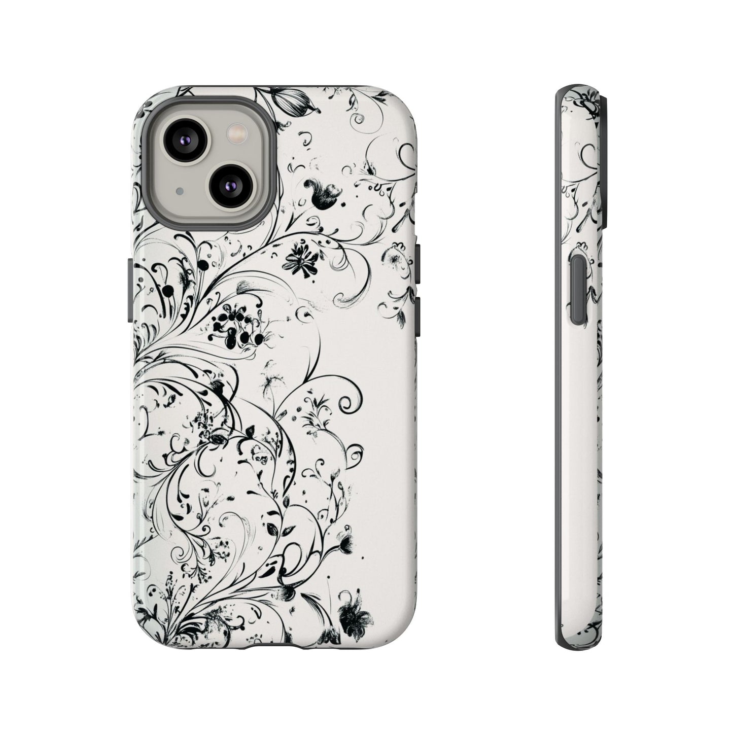 Floral Vine Tough Phone Case