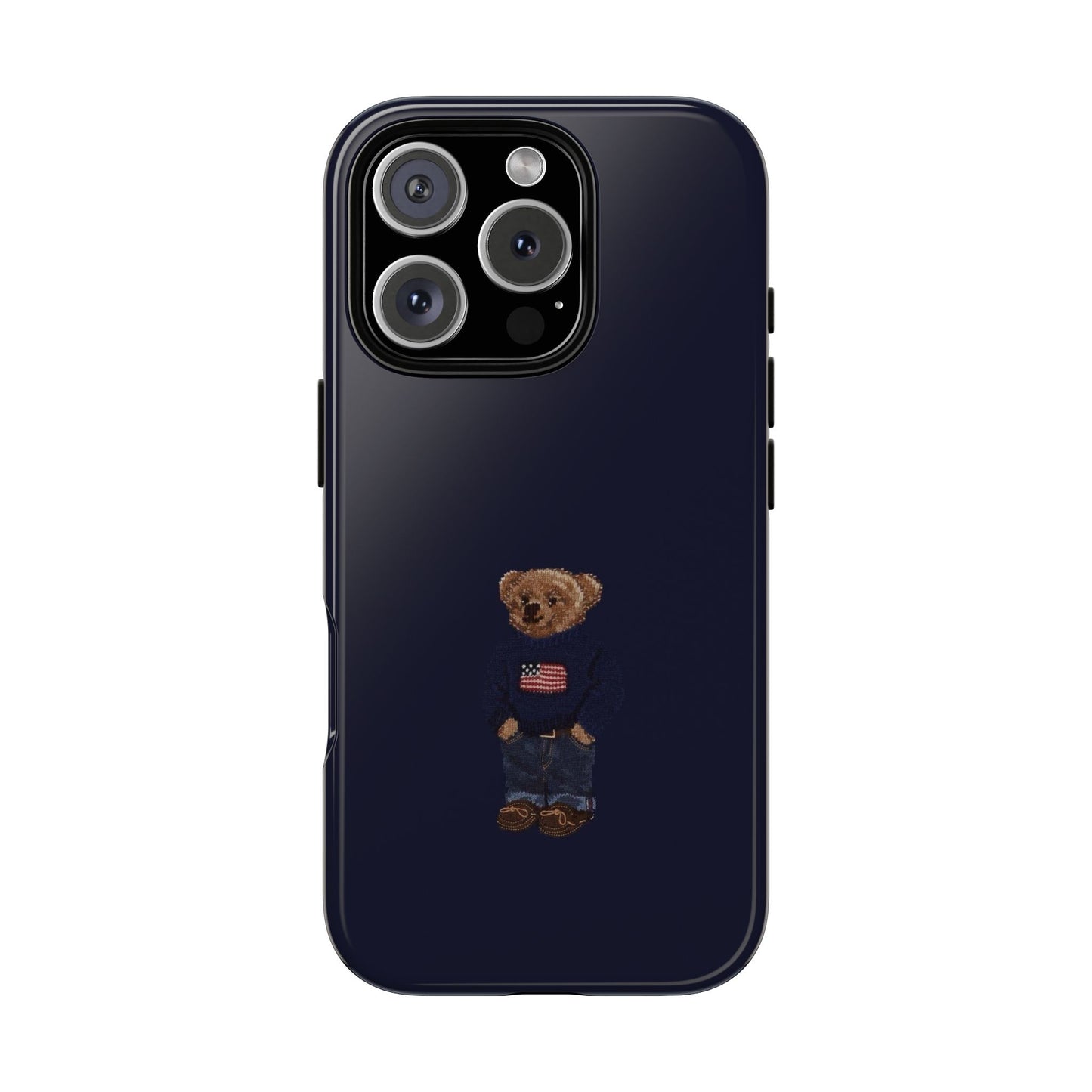 Patriotic Polo Bear Phone Case — Slim Tough Protective iPhone Cover