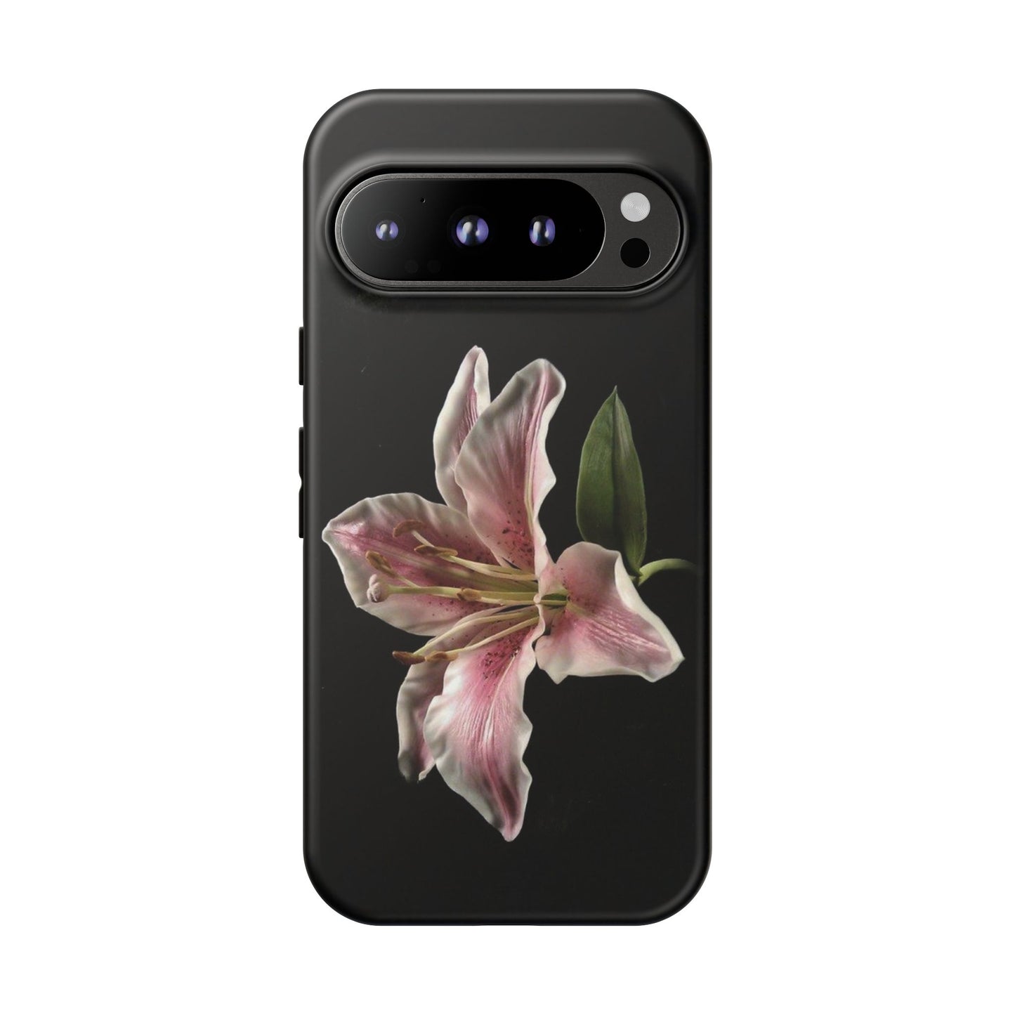 Pink Lily Tough Phone Case — Slim Protective Floral iPhone Cover