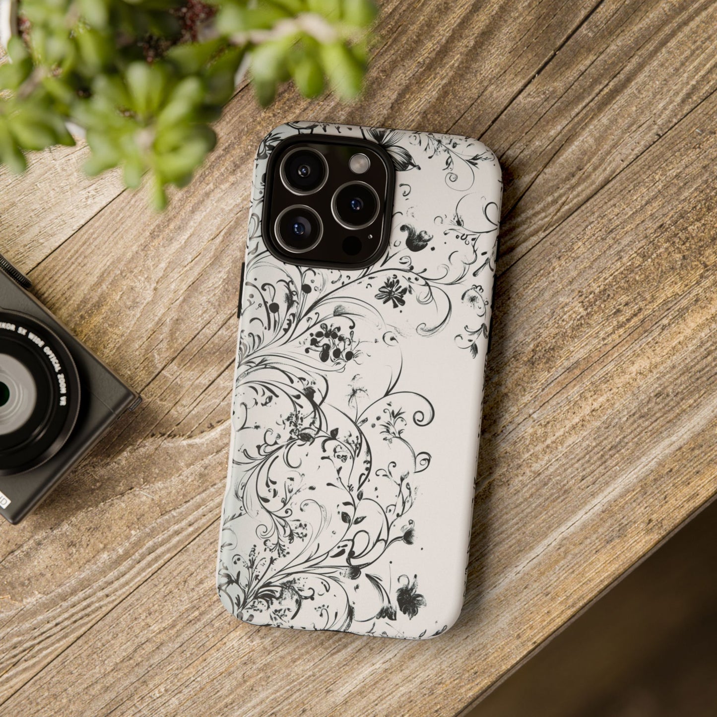 Floral Vine Tough Phone Case