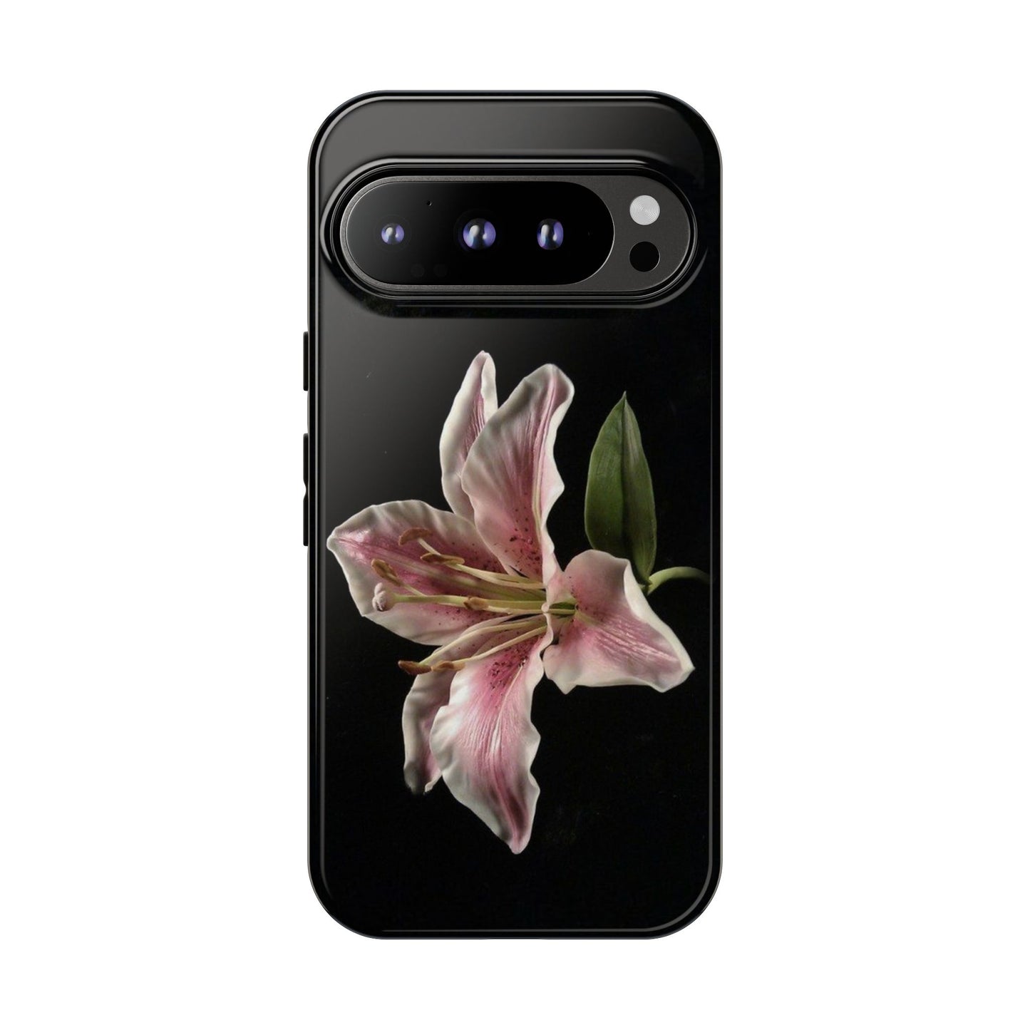 Pink Lily Tough Phone Case — Slim Protective Floral iPhone Cover
