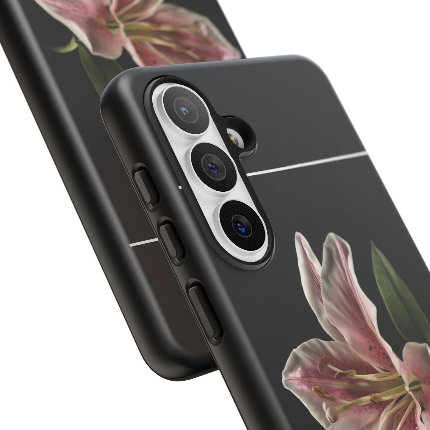 Pink Lily Tough Phone Case — Slim Protective Floral iPhone Cover
