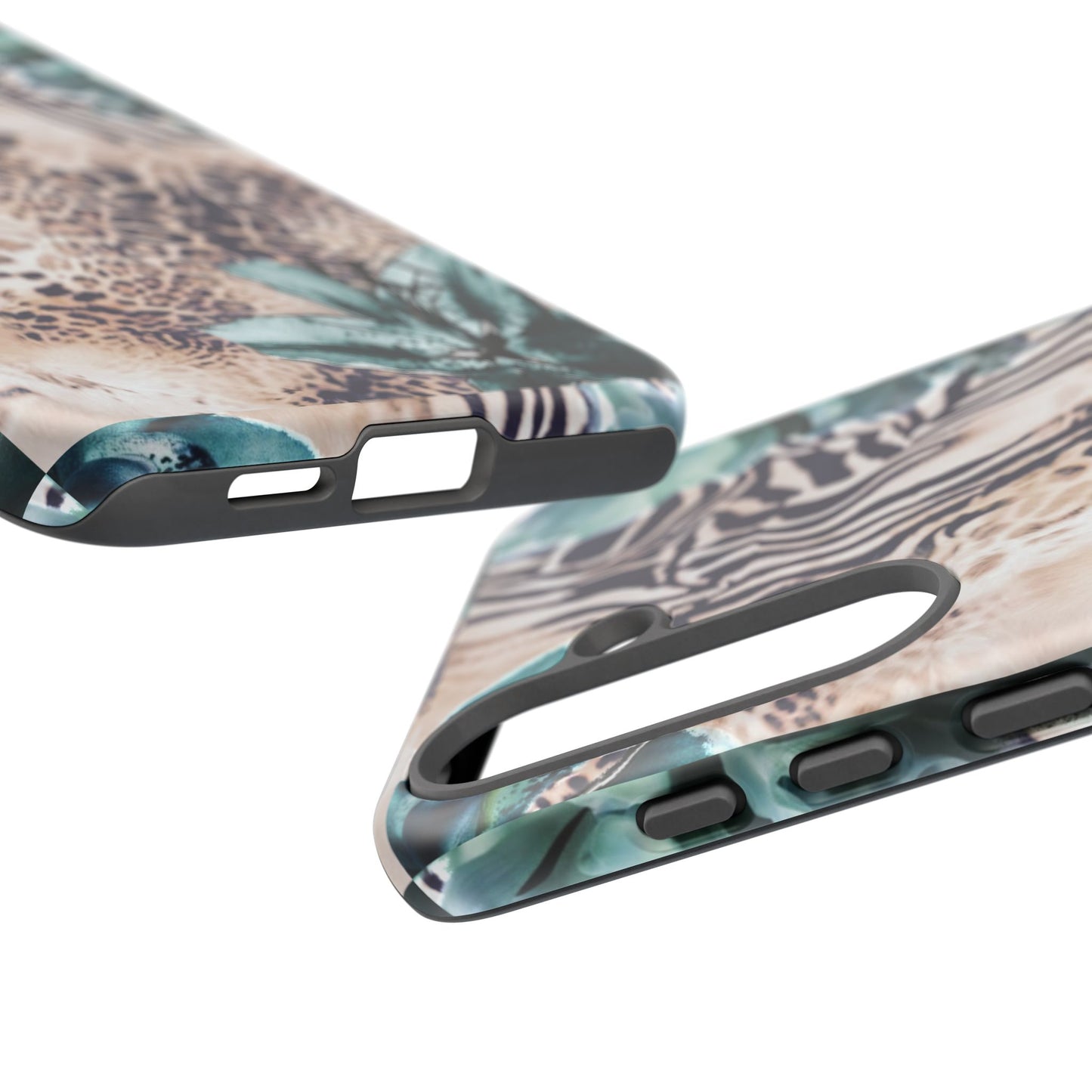 Tough Cases - Tropical Leopard & Zebra Phone Case