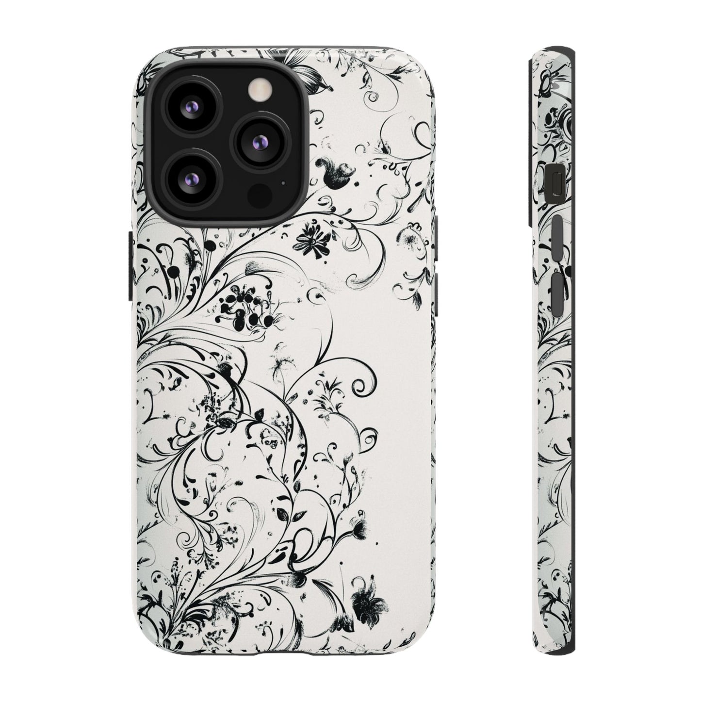 Floral Vine Tough Phone Case