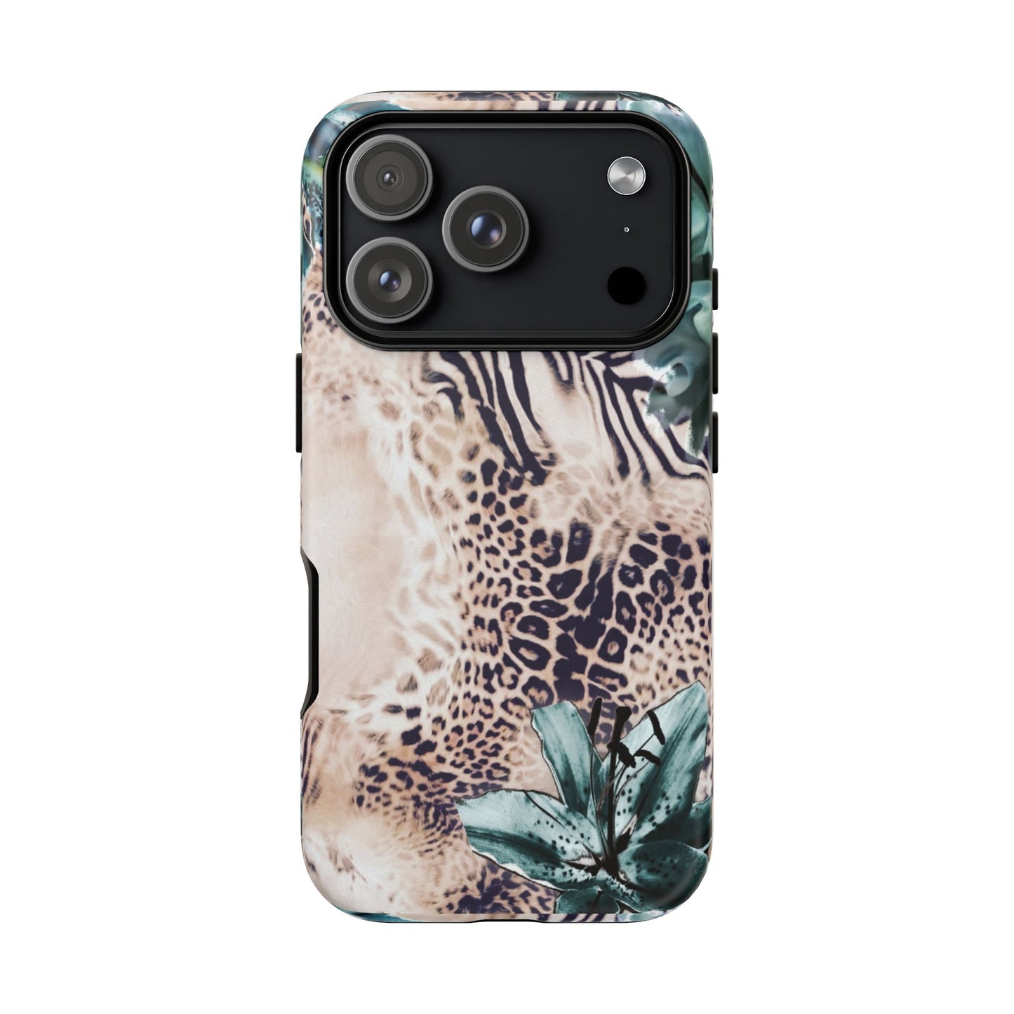 Tough Cases - Tropical Leopard & Zebra Phone Case