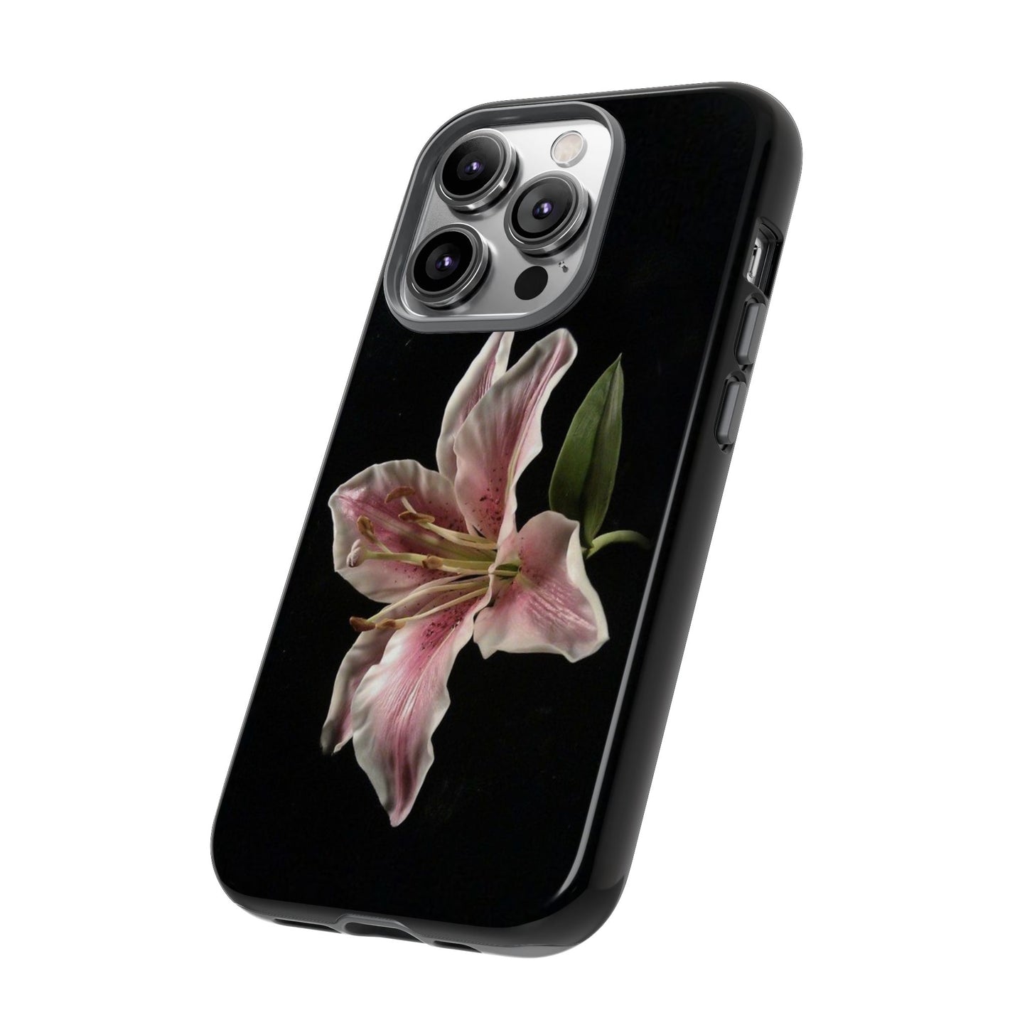 Pink Lily Tough Phone Case — Slim Protective Floral iPhone Cover
