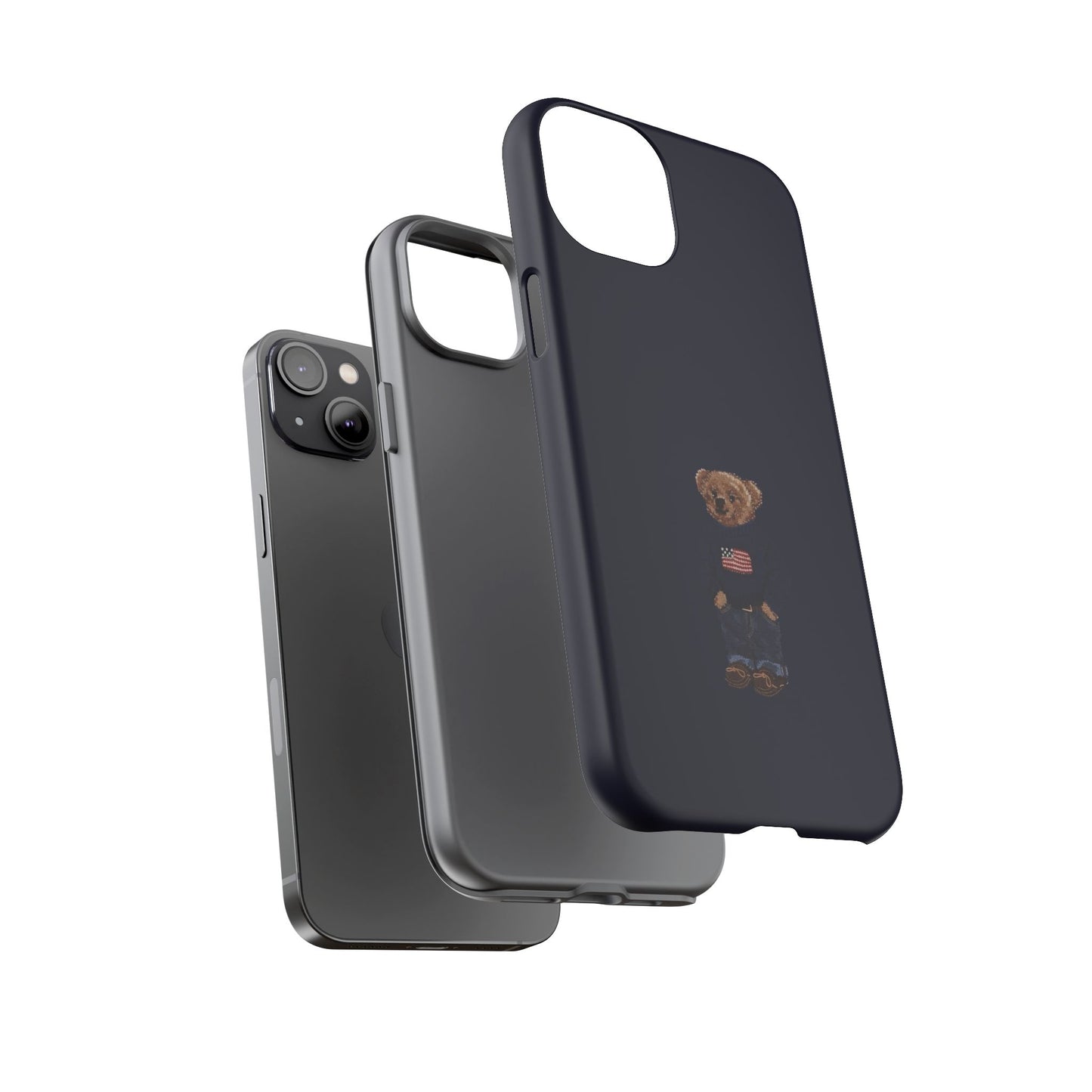 Patriotic Polo Bear Phone Case — Slim Tough Protective iPhone Cover