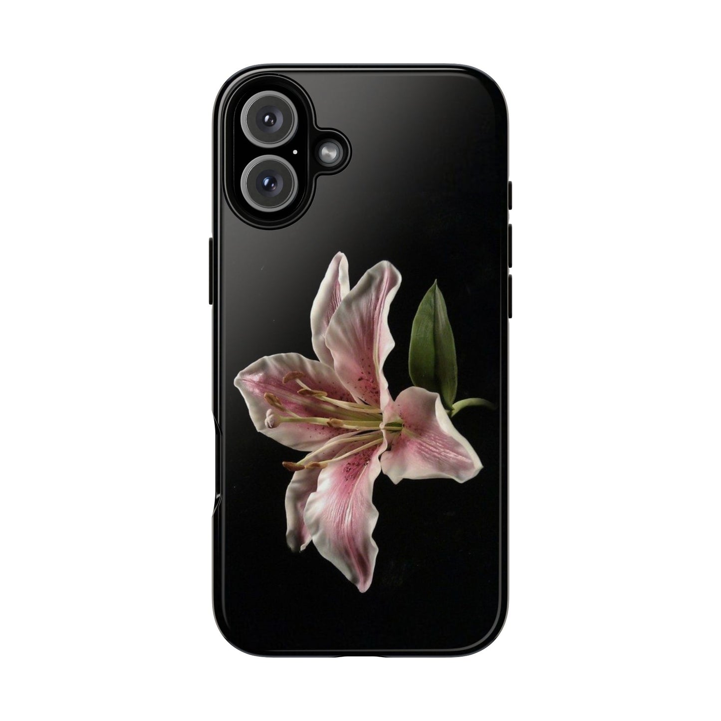 Pink Lily Tough Phone Case — Slim Protective Floral iPhone Cover