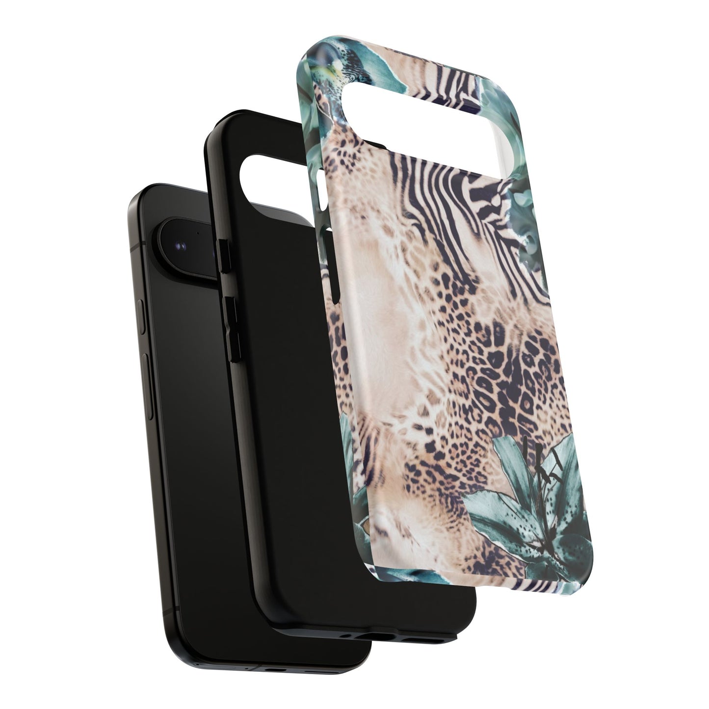 Tough Cases - Tropical Leopard & Zebra Phone Case