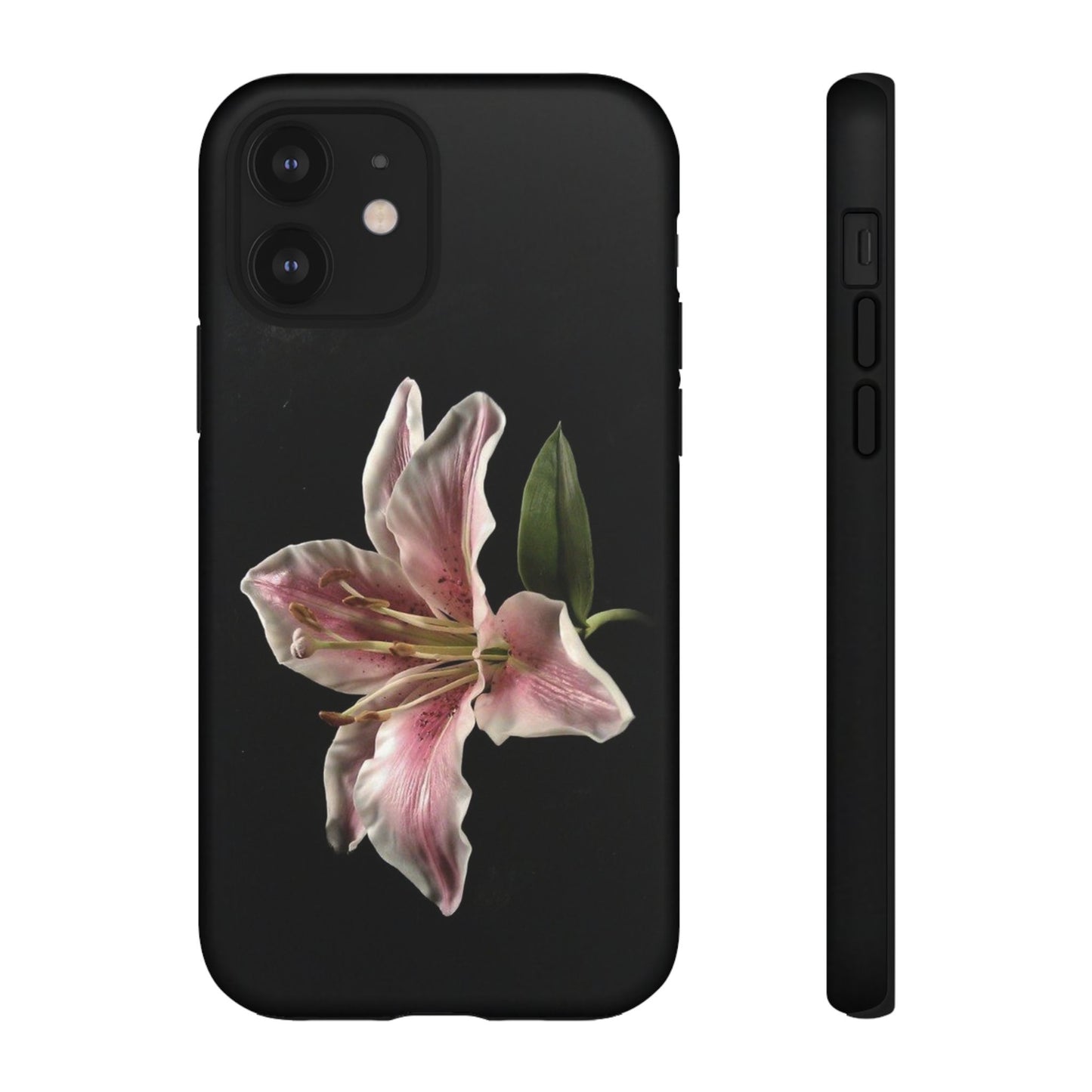 Pink Lily Tough Phone Case — Slim Protective Floral iPhone Cover