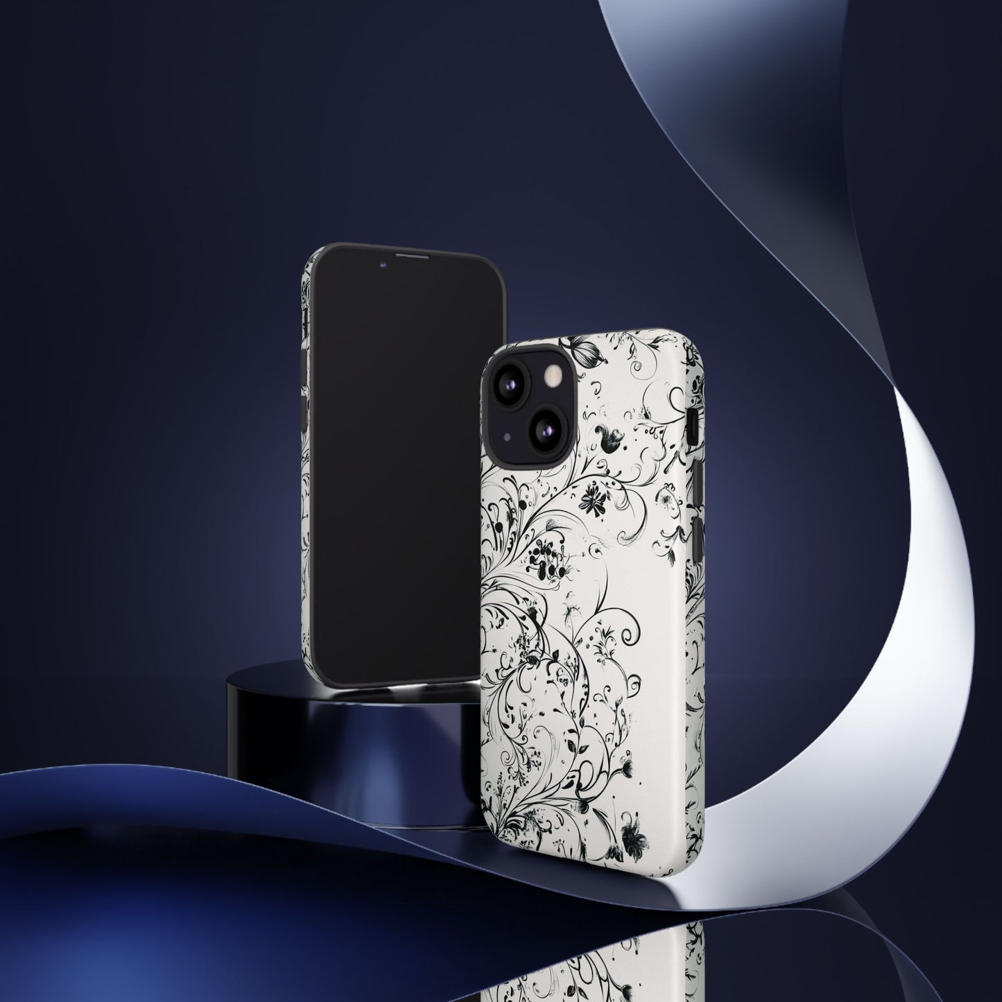 Floral Vine Tough Phone Case