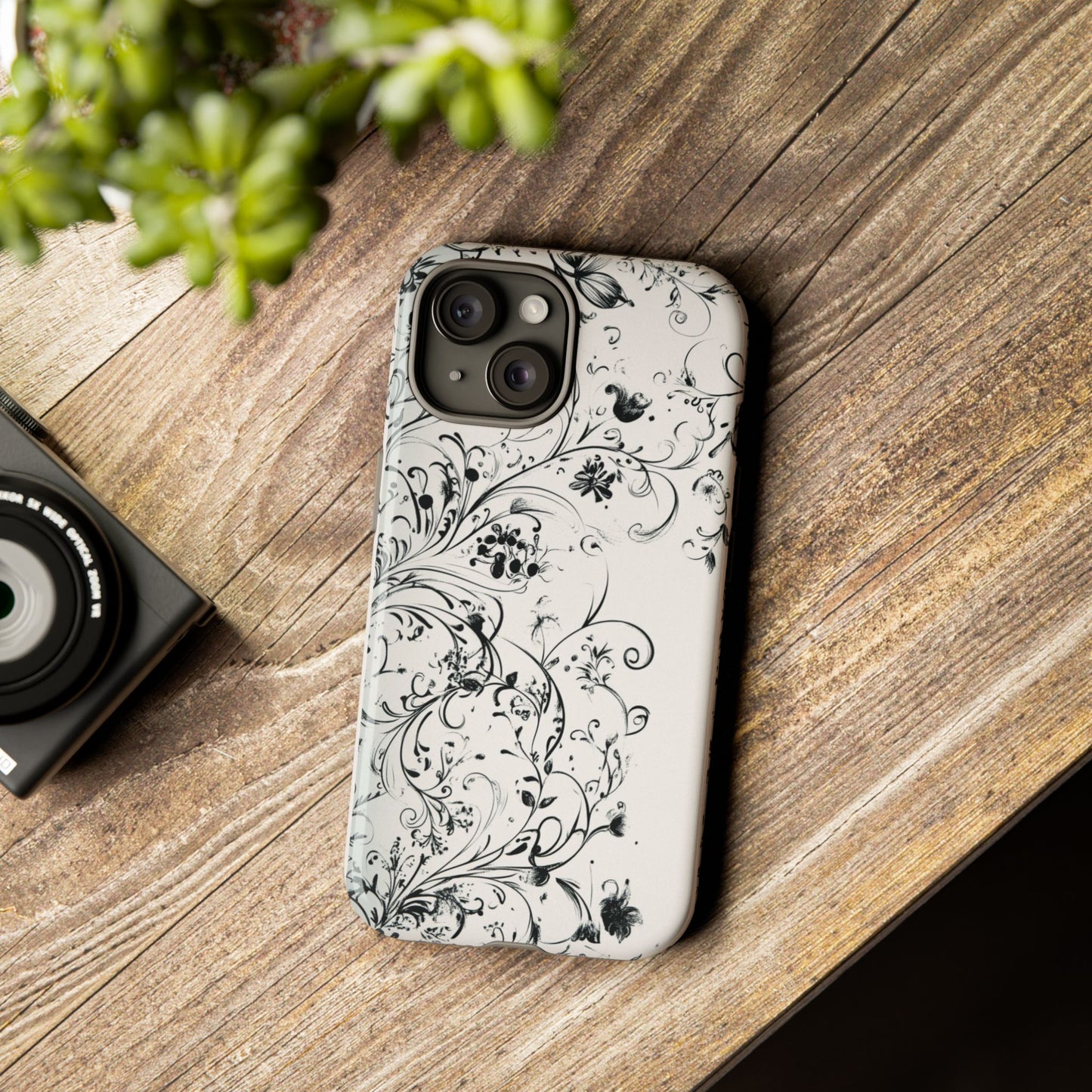 Floral Vine Tough Phone Case