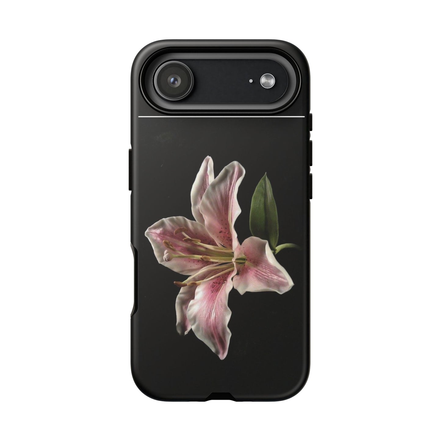 Pink Lily Tough Phone Case — Slim Protective Floral iPhone Cover