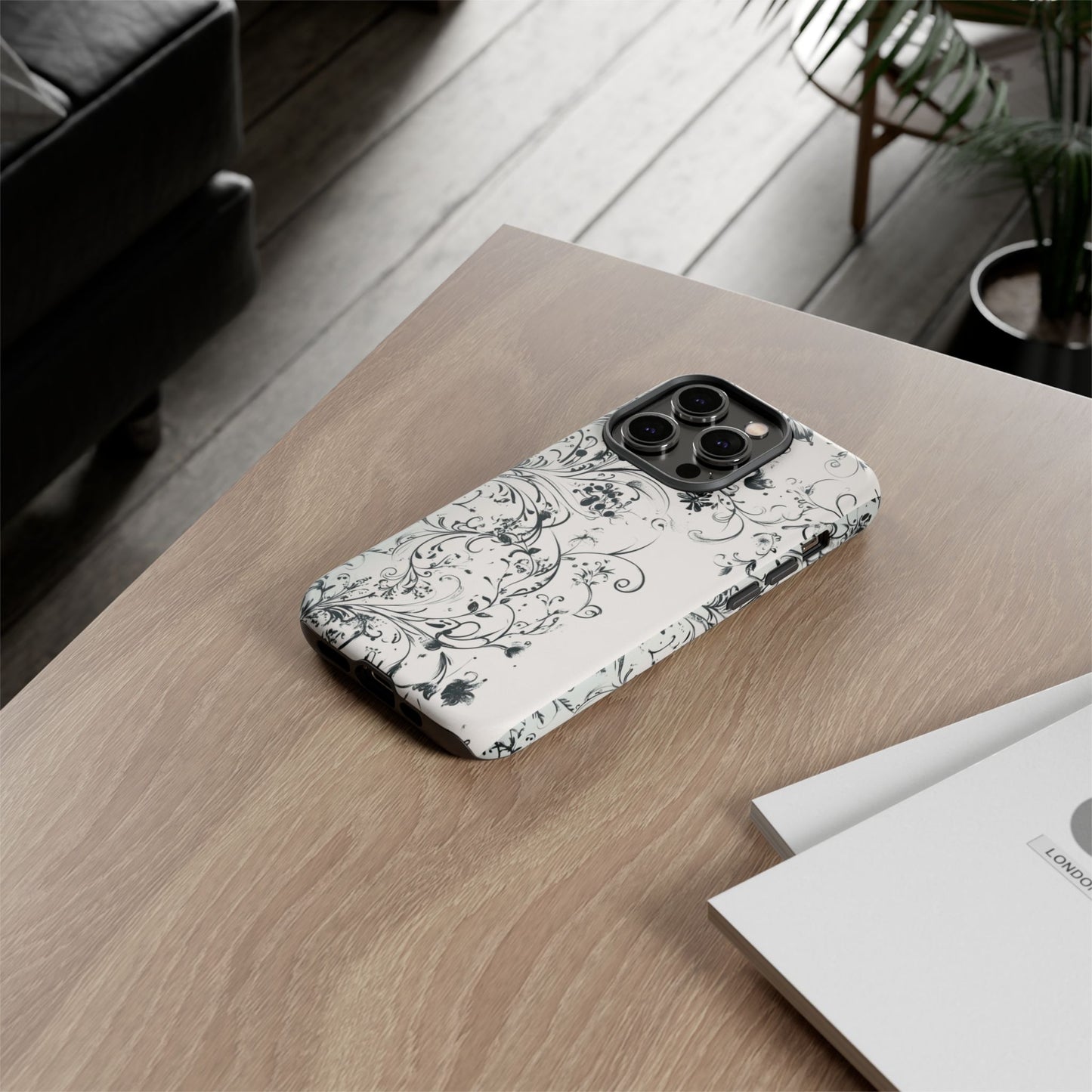 Floral Vine Tough Phone Case