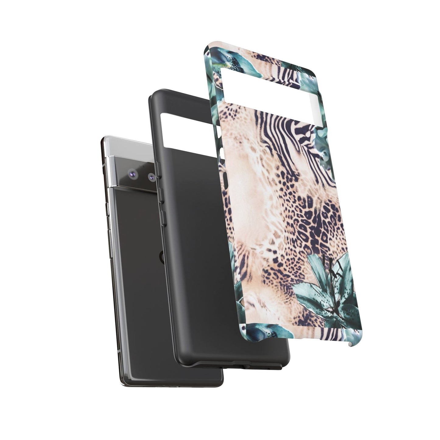 Tough Cases - Tropical Leopard & Zebra Phone Case