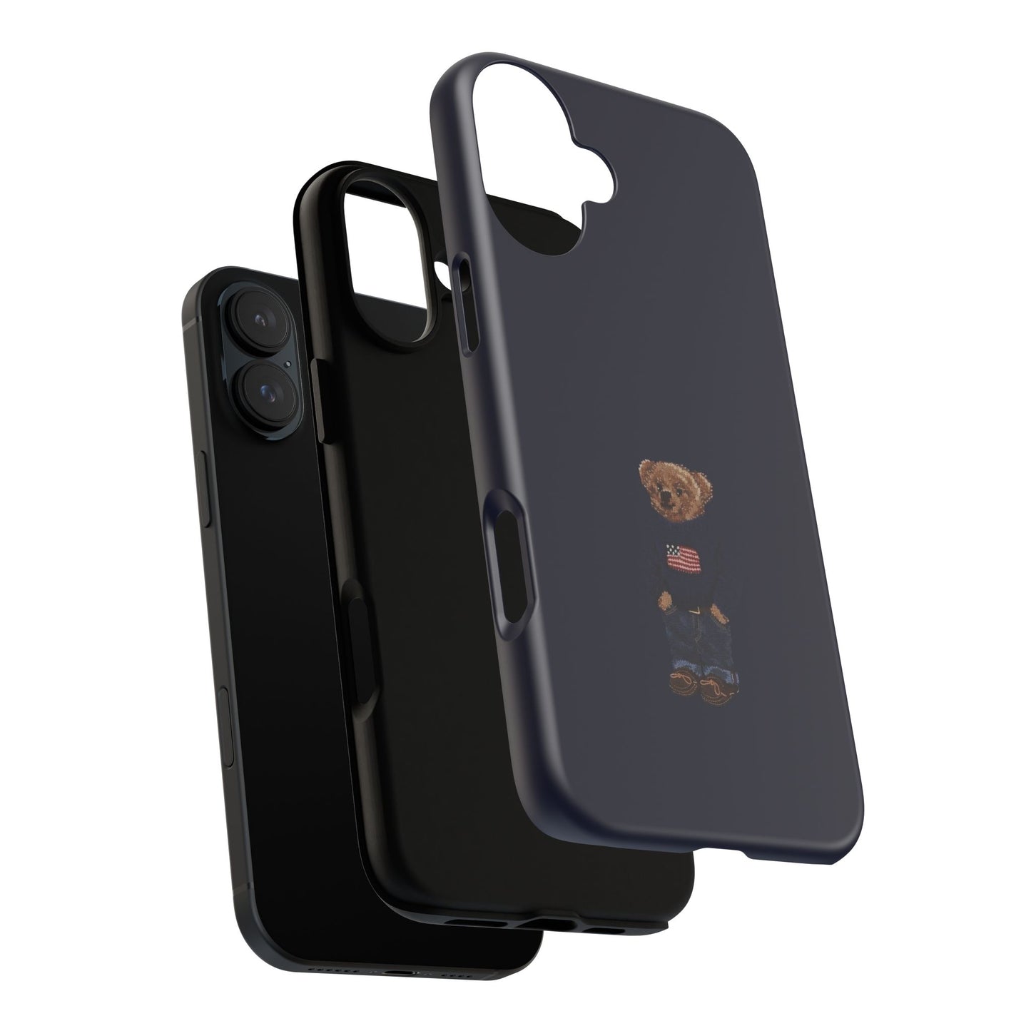 Patriotic Polo Bear Phone Case — Slim Tough Protective iPhone Cover