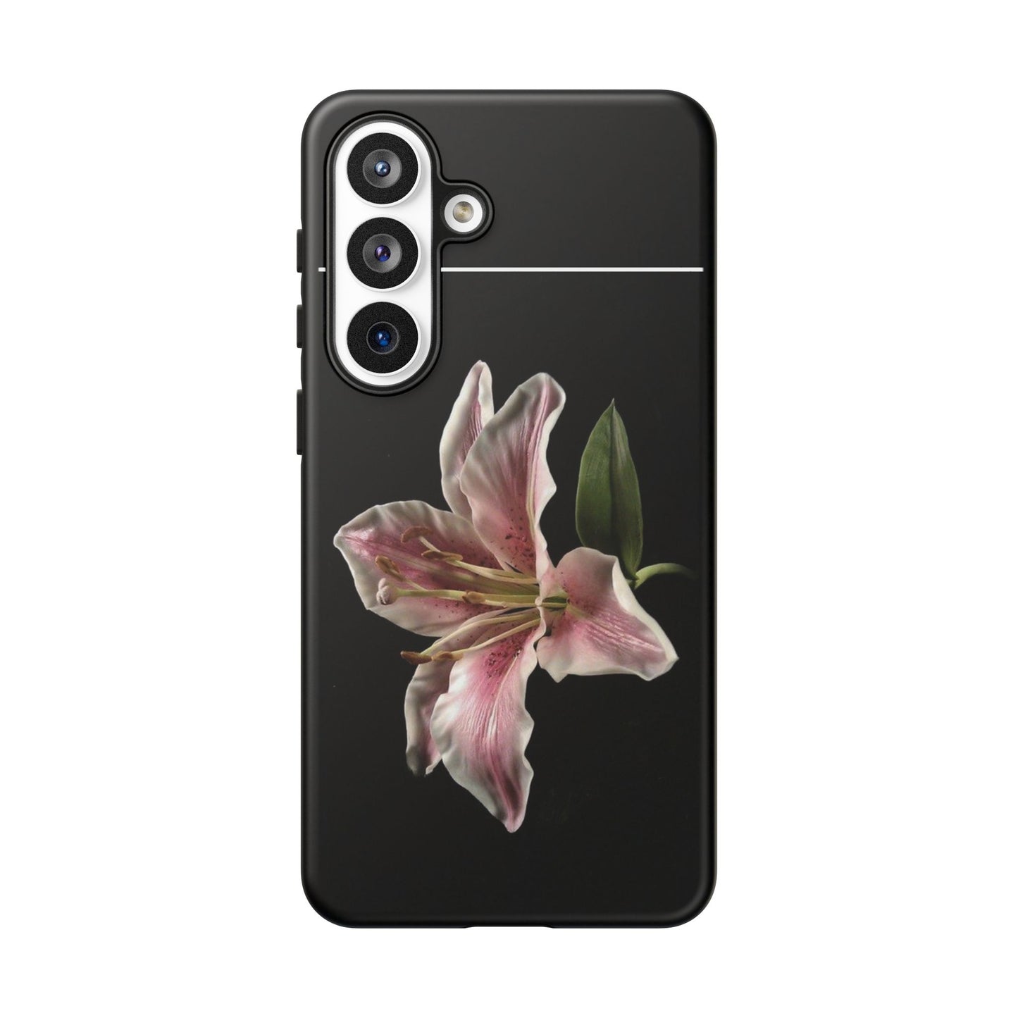 Pink Lily Tough Phone Case — Slim Protective Floral iPhone Cover