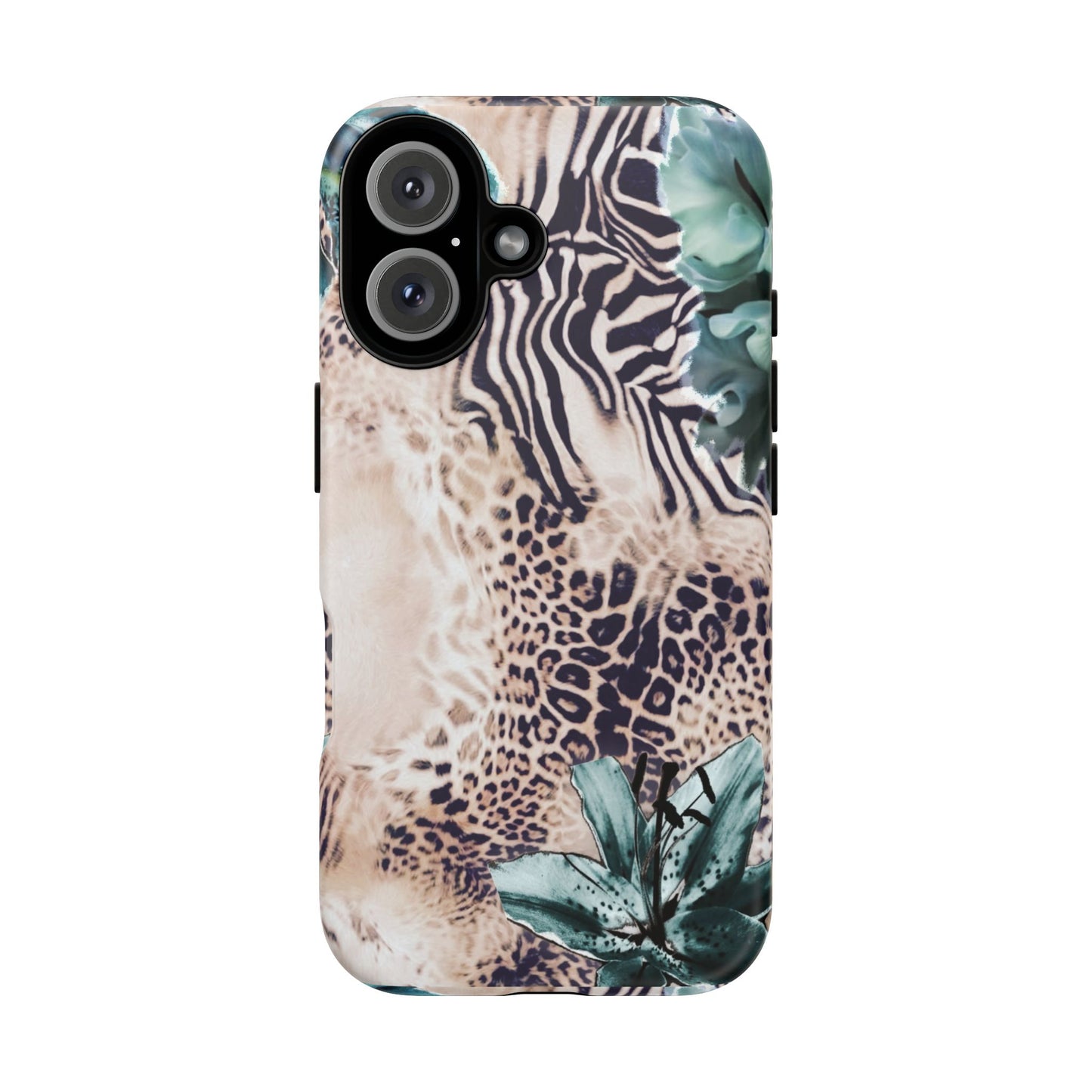 Tough Cases - Tropical Leopard & Zebra Phone Case