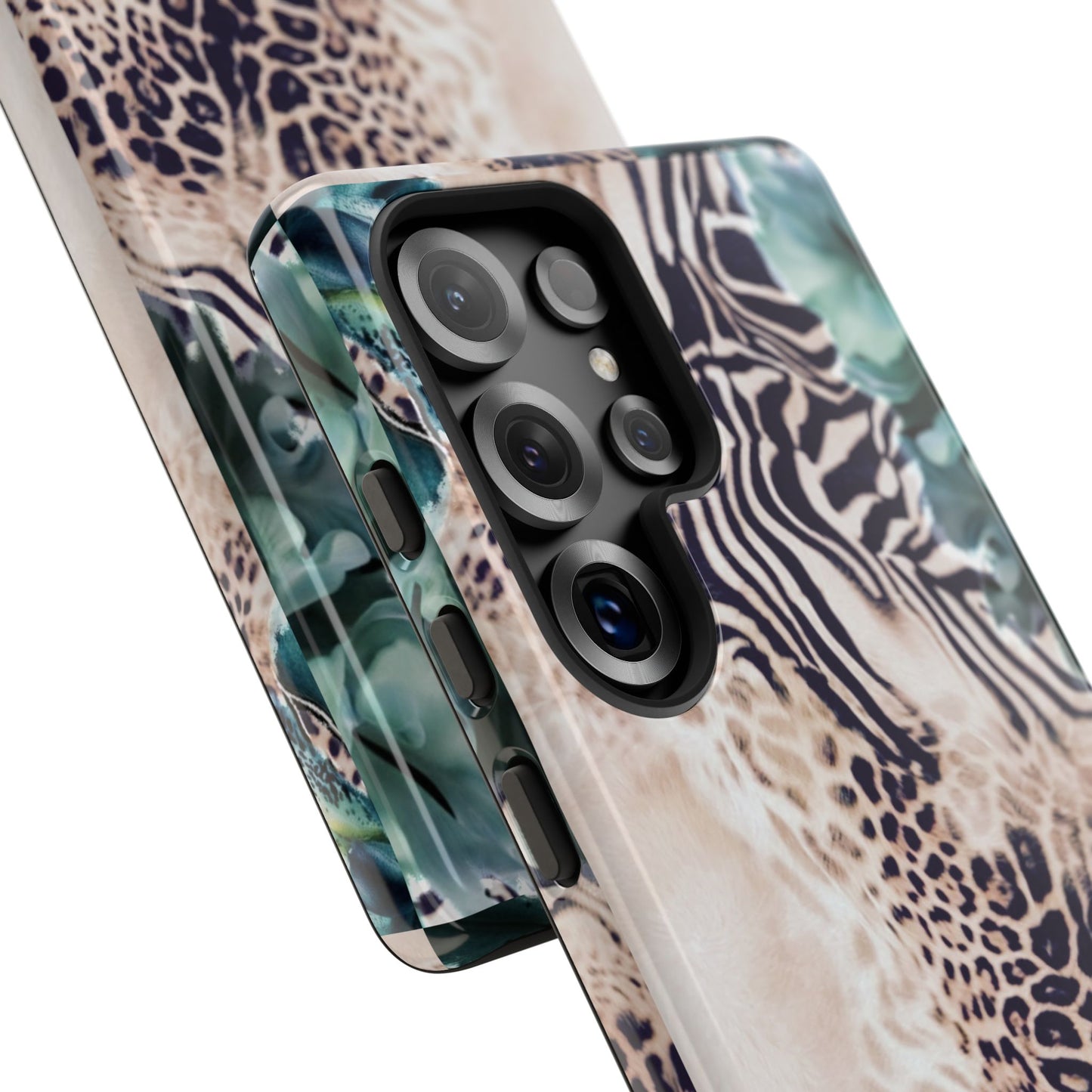 Tough Cases - Tropical Leopard & Zebra Phone Case