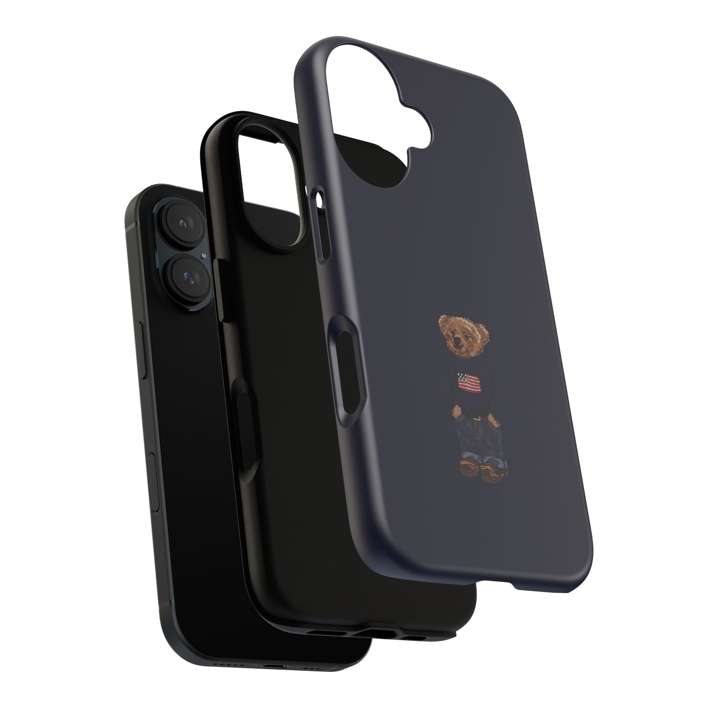 Patriotic Polo Bear Phone Case — Slim Tough Protective iPhone Cover