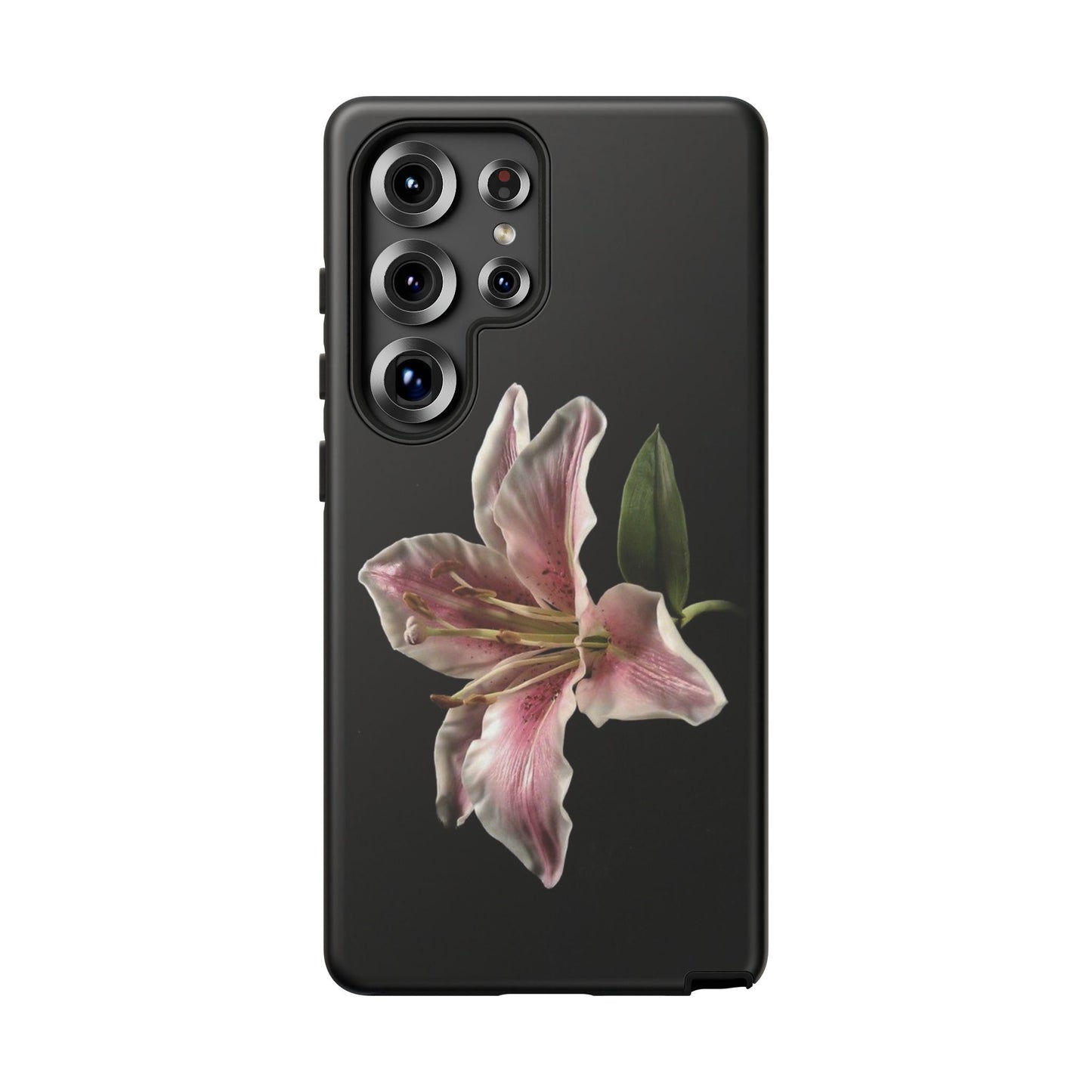 Pink Lily Tough Phone Case — Slim Protective Floral iPhone Cover