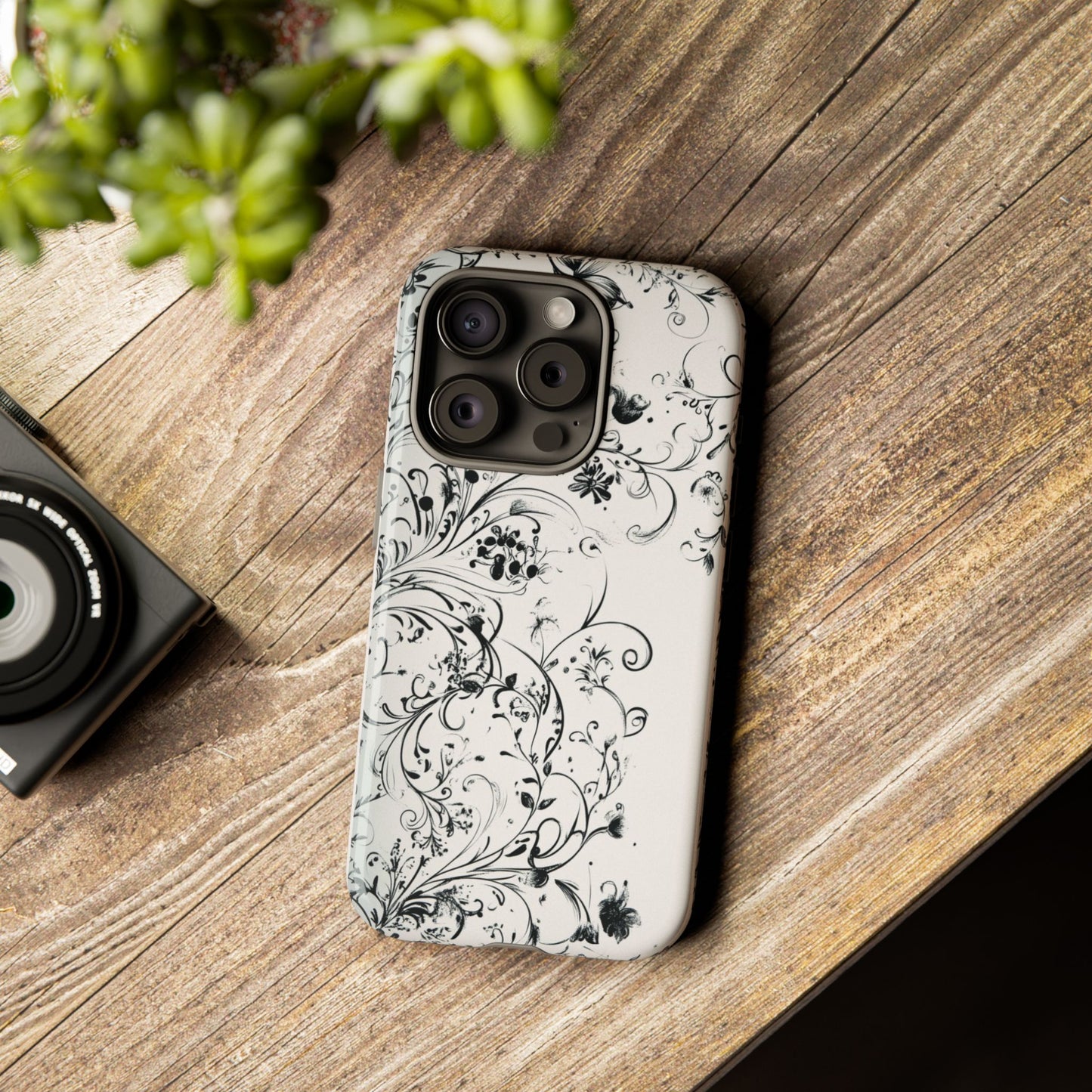 Floral Vine Tough Phone Case