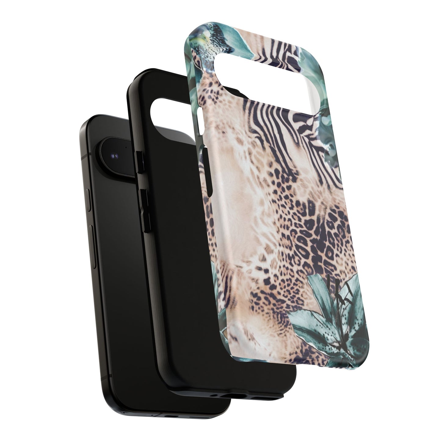 Tough Cases - Tropical Leopard & Zebra Phone Case