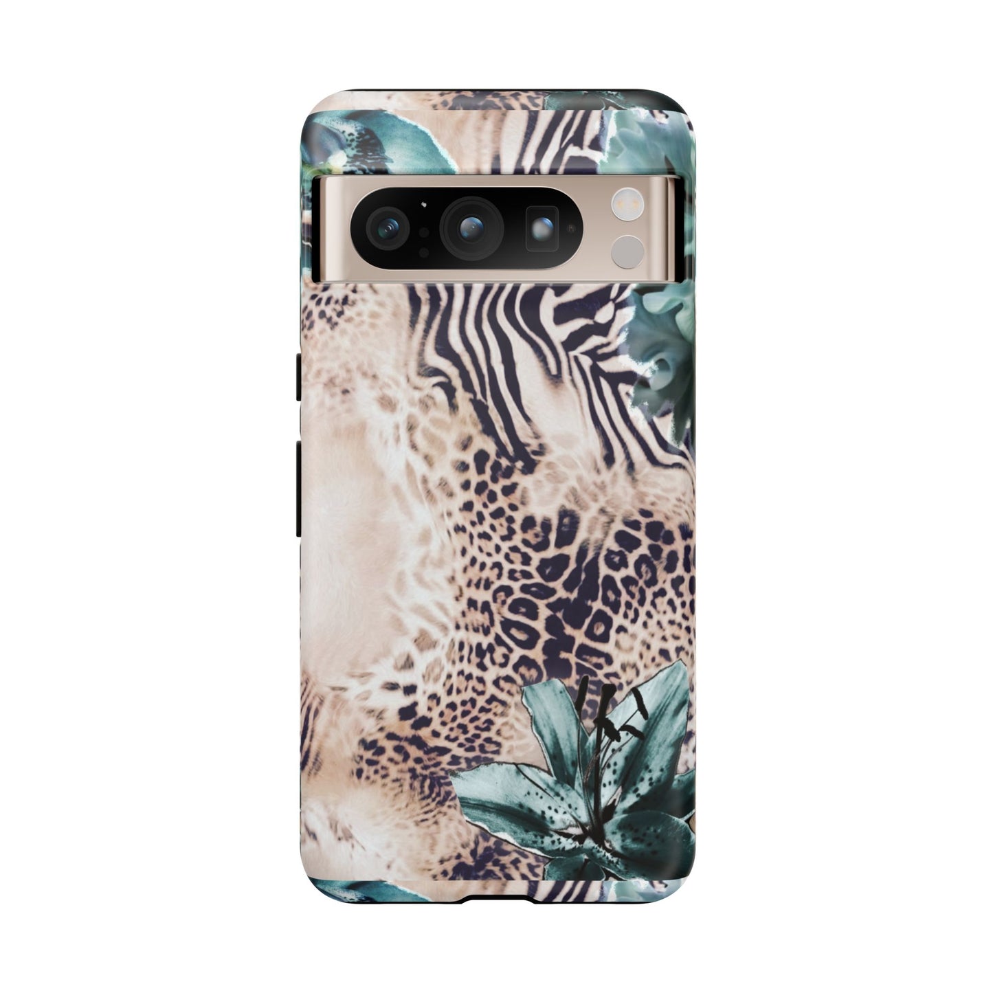 Tough Cases - Tropical Leopard & Zebra Phone Case