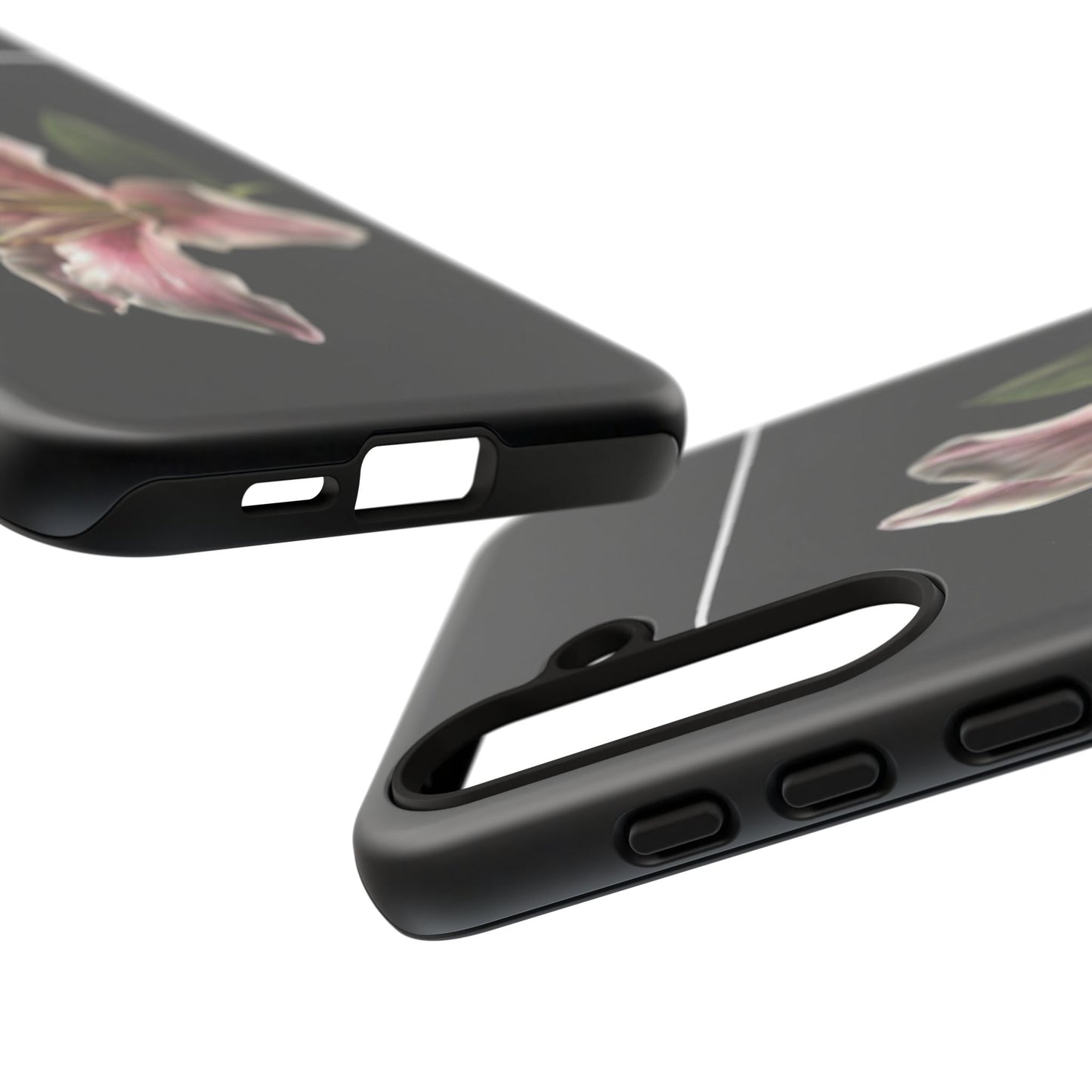 Pink Lily Tough Phone Case — Slim Protective Floral iPhone Cover