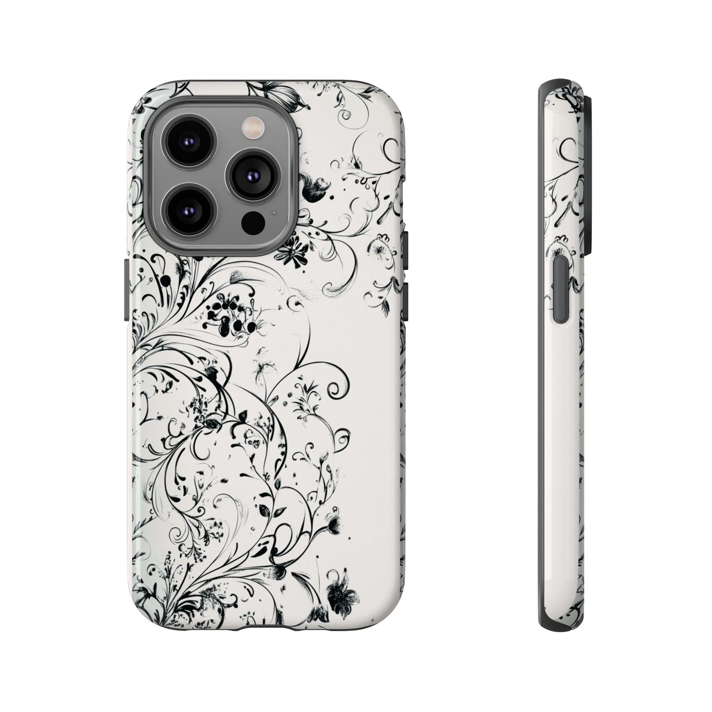 Floral Vine Tough Phone Case