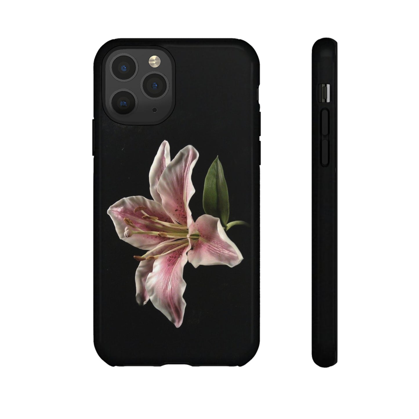 Pink Lily Tough Phone Case — Slim Protective Floral iPhone Cover