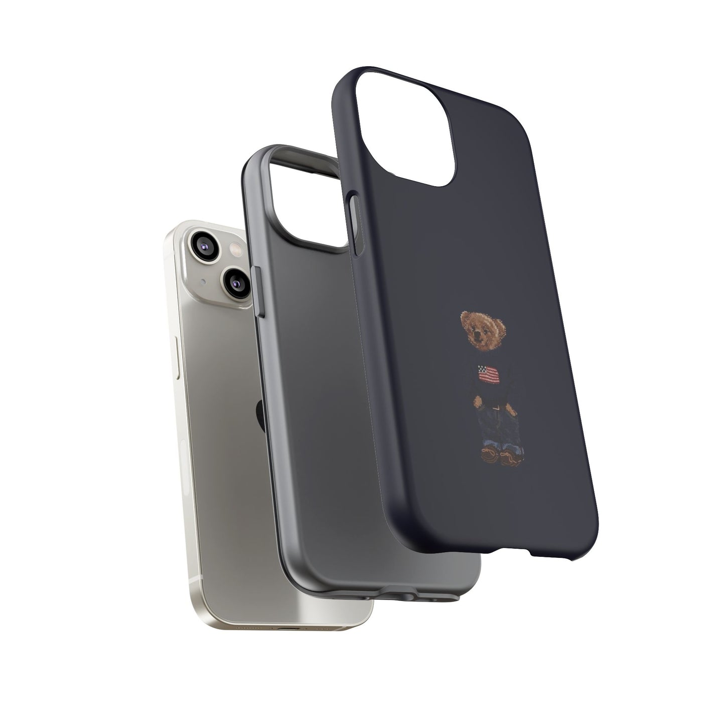 Patriotic Polo Bear Phone Case — Slim Tough Protective iPhone Cover