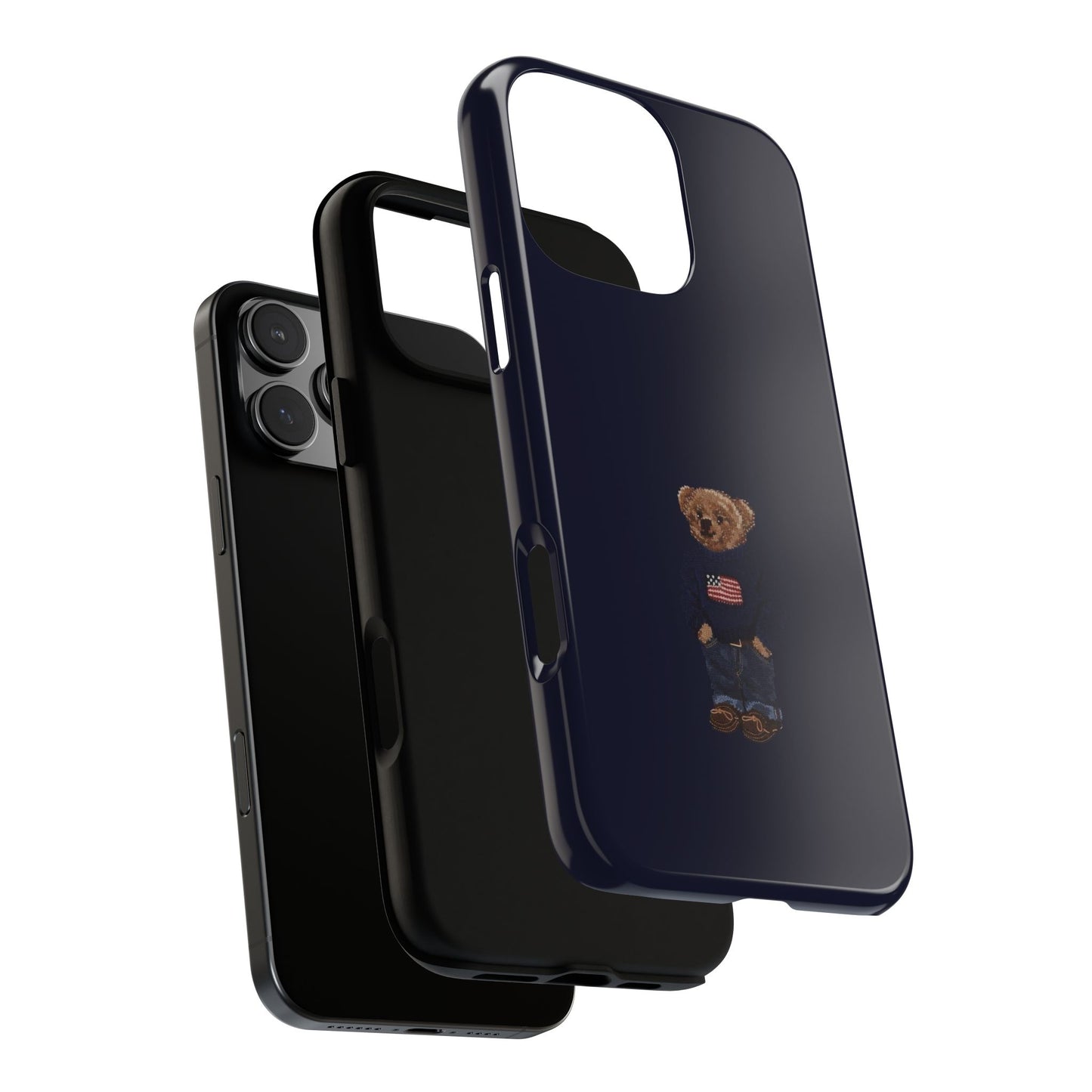 Patriotic Polo Bear Phone Case — Slim Tough Protective iPhone Cover