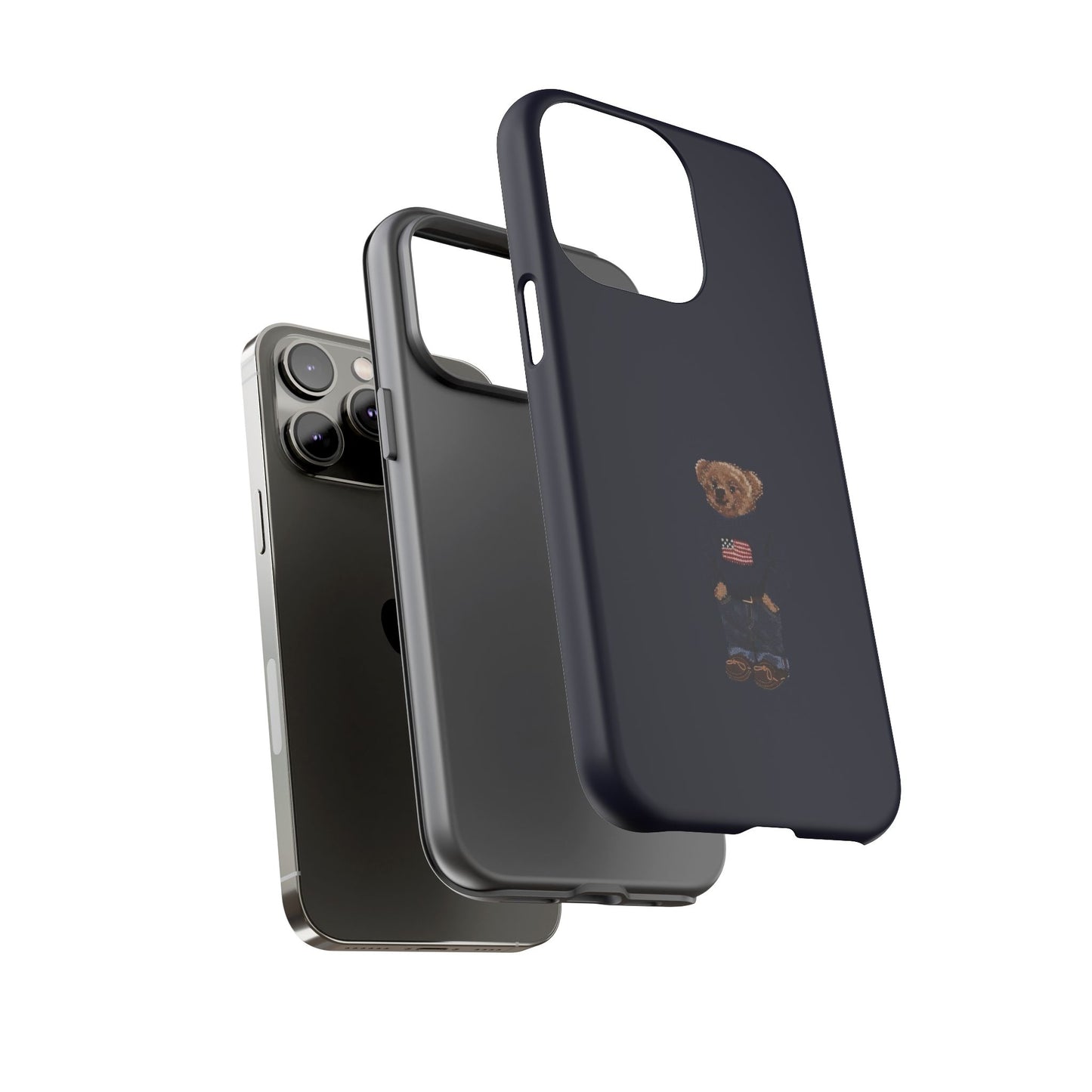 Patriotic Polo Bear Phone Case — Slim Tough Protective iPhone Cover