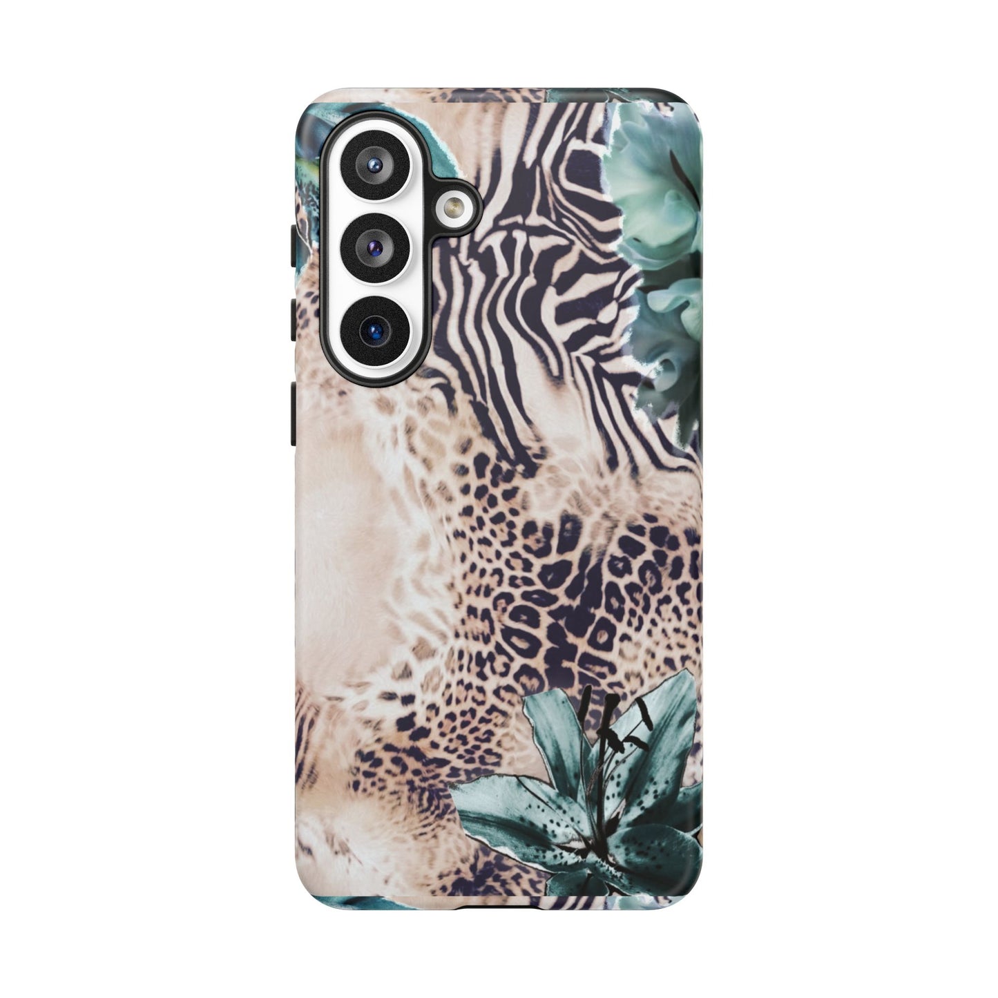 Tough Cases - Tropical Leopard & Zebra Phone Case