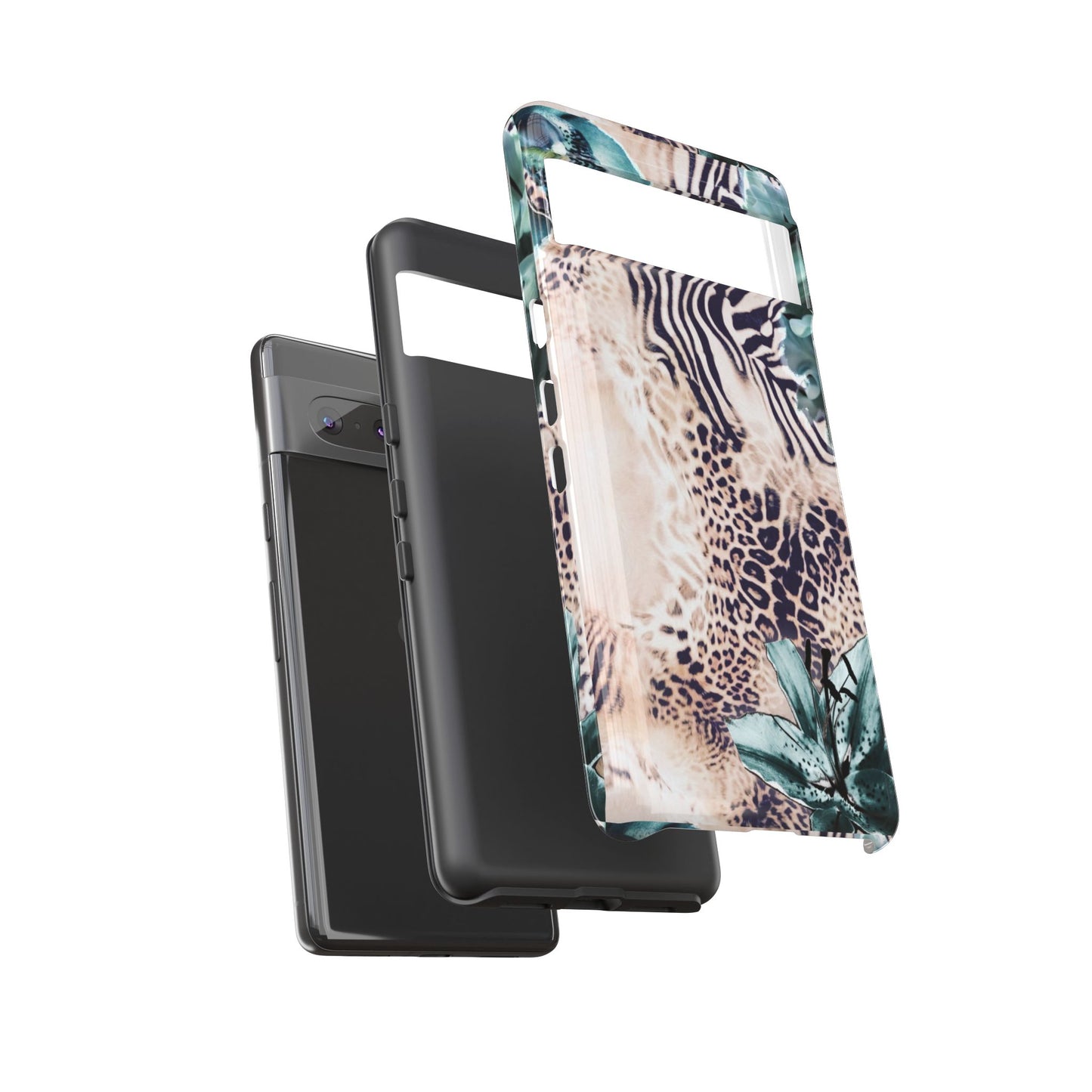 Tough Cases - Tropical Leopard & Zebra Phone Case