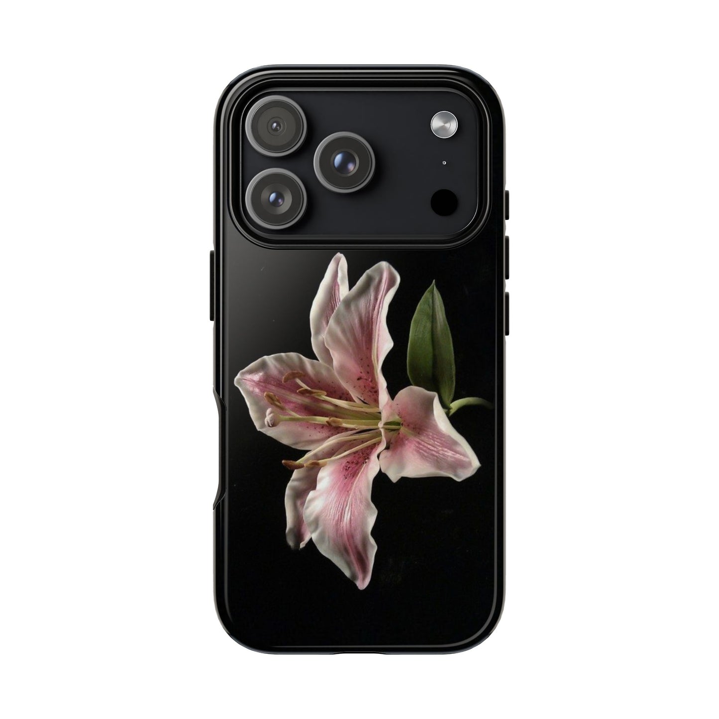 Pink Lily Tough Phone Case — Slim Protective Floral iPhone Cover