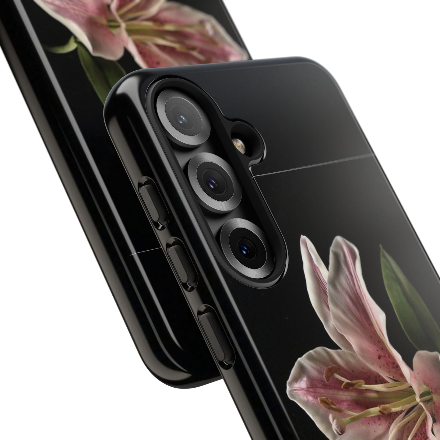 Pink Lily Tough Phone Case — Slim Protective Floral iPhone Cover