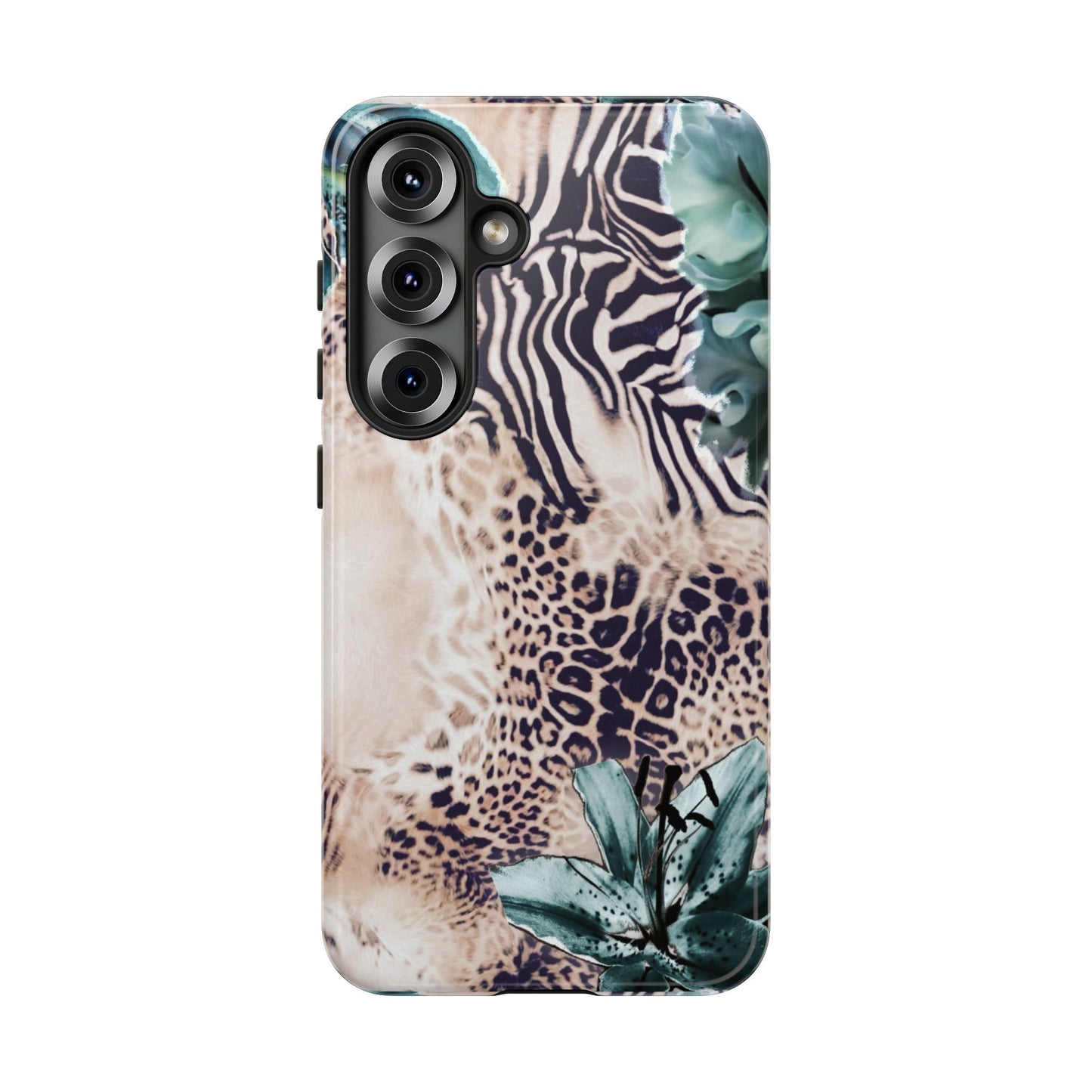 Tough Cases - Tropical Leopard & Zebra Phone Case