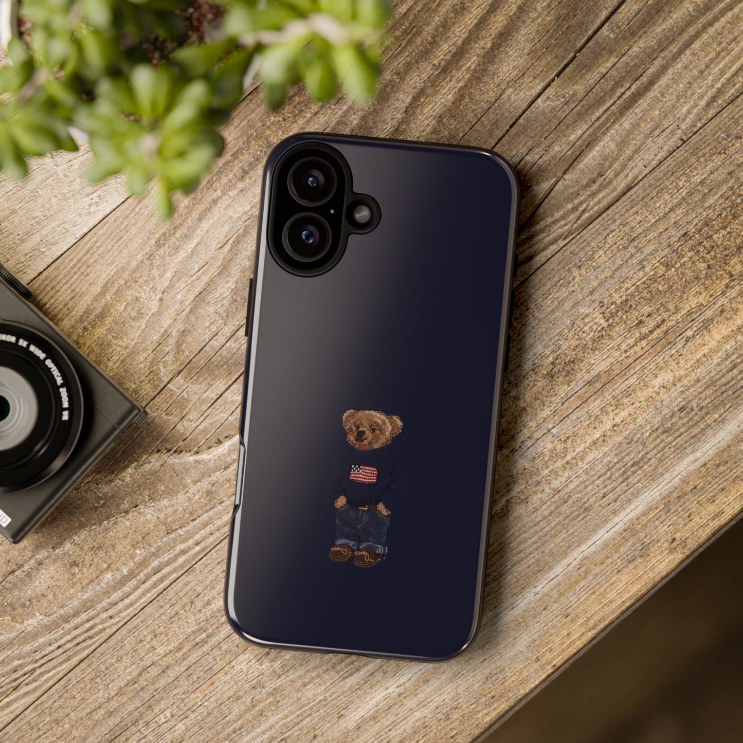 Patriotic Polo Bear Phone Case — Slim Tough Protective iPhone Cover