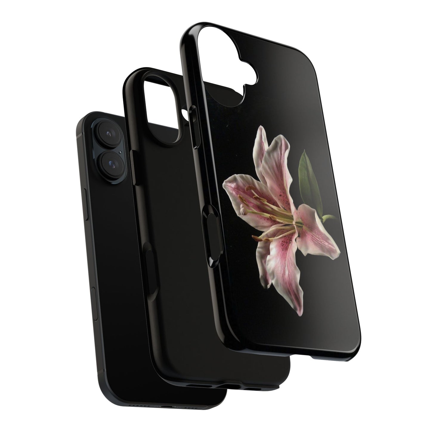 Pink Lily Tough Phone Case — Slim Protective Floral iPhone Cover