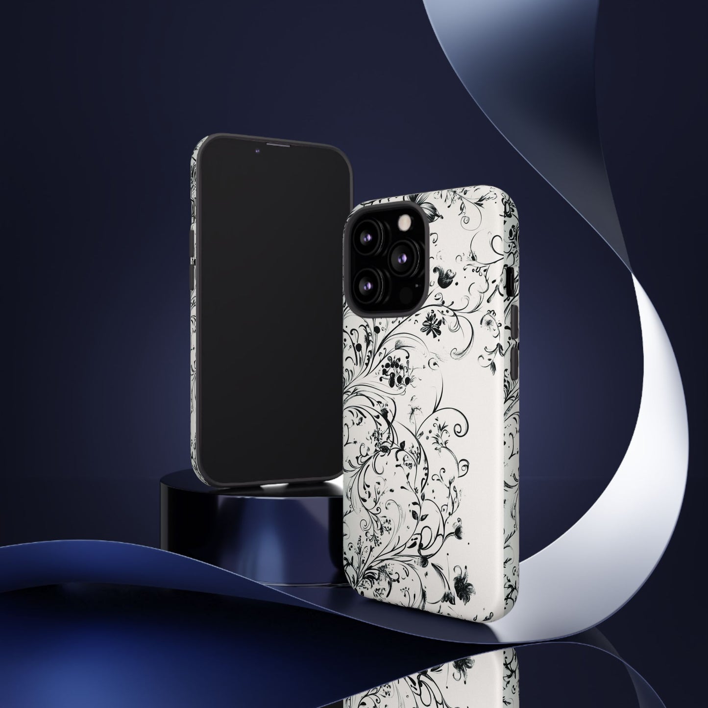 Floral Vine Tough Phone Case