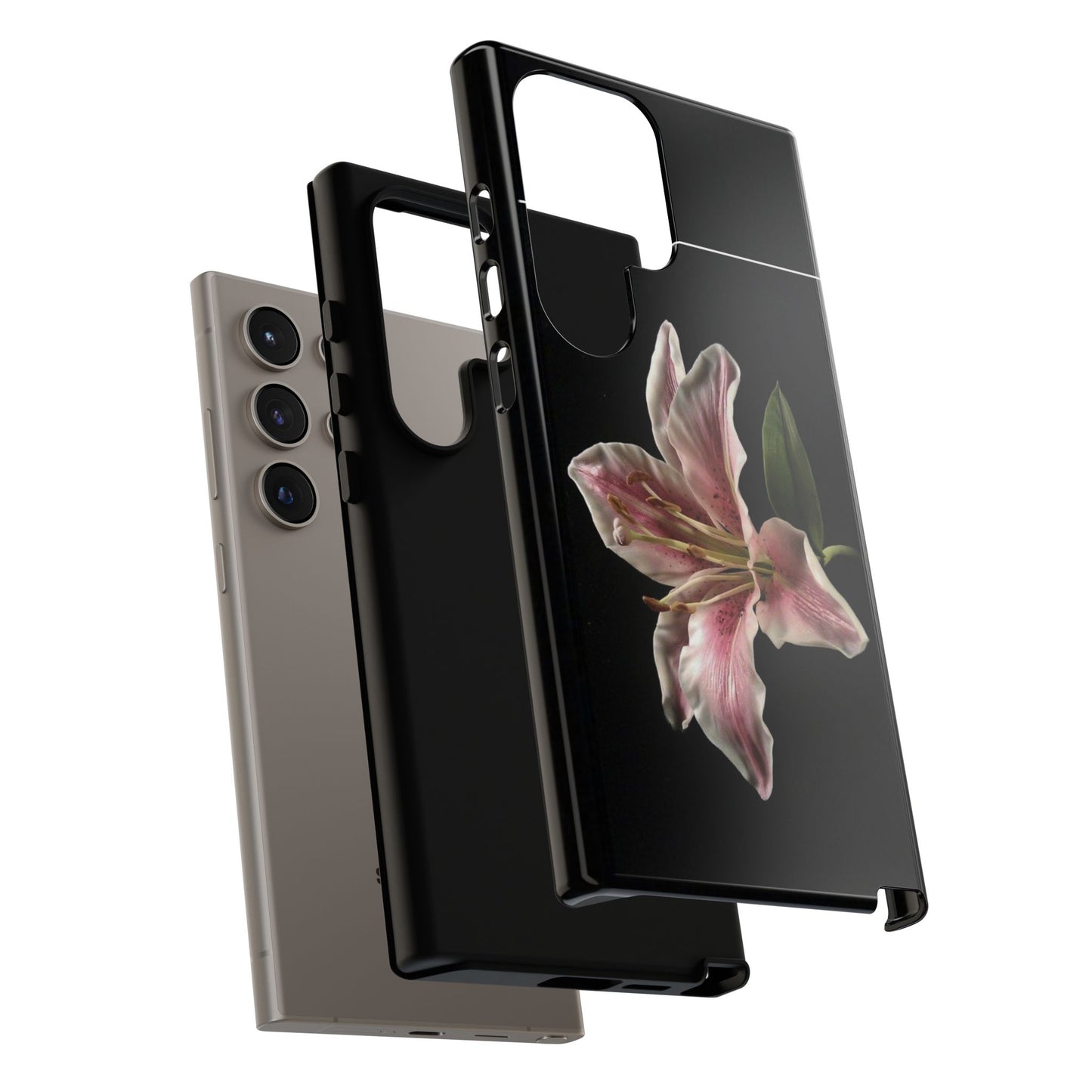 Pink Lily Tough Phone Case — Slim Protective Floral iPhone Cover