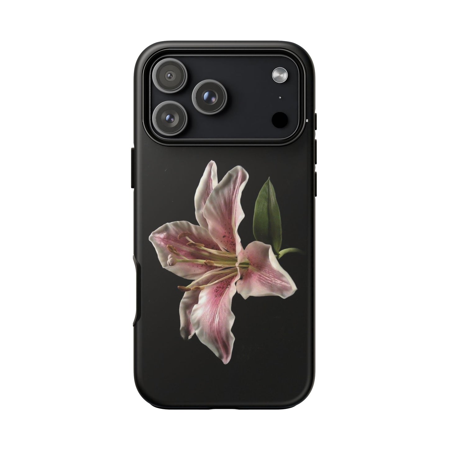 Pink Lily Tough Phone Case — Slim Protective Floral iPhone Cover
